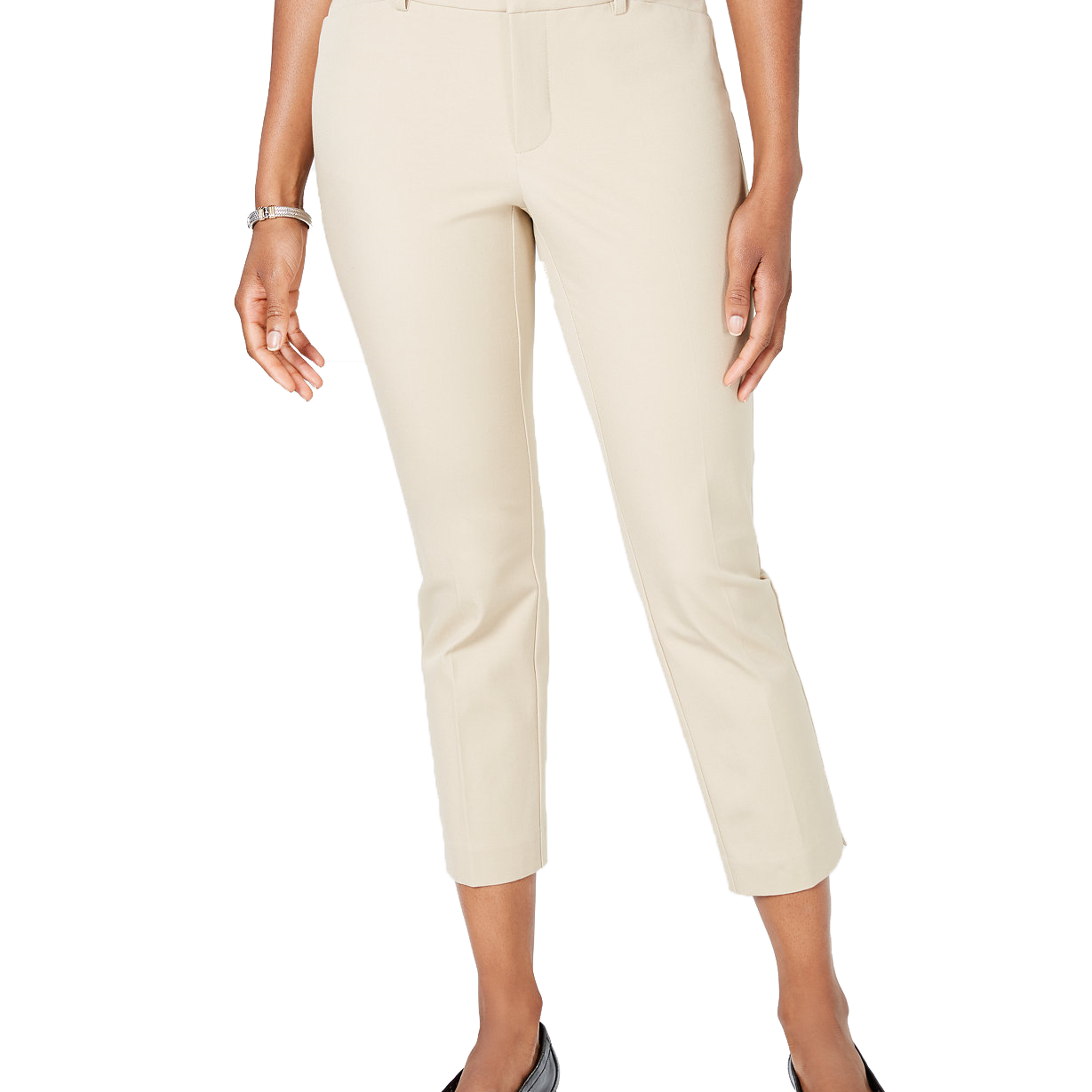 Charter Club Women Newport Tummy Control Cropped Pants Sedona Dust