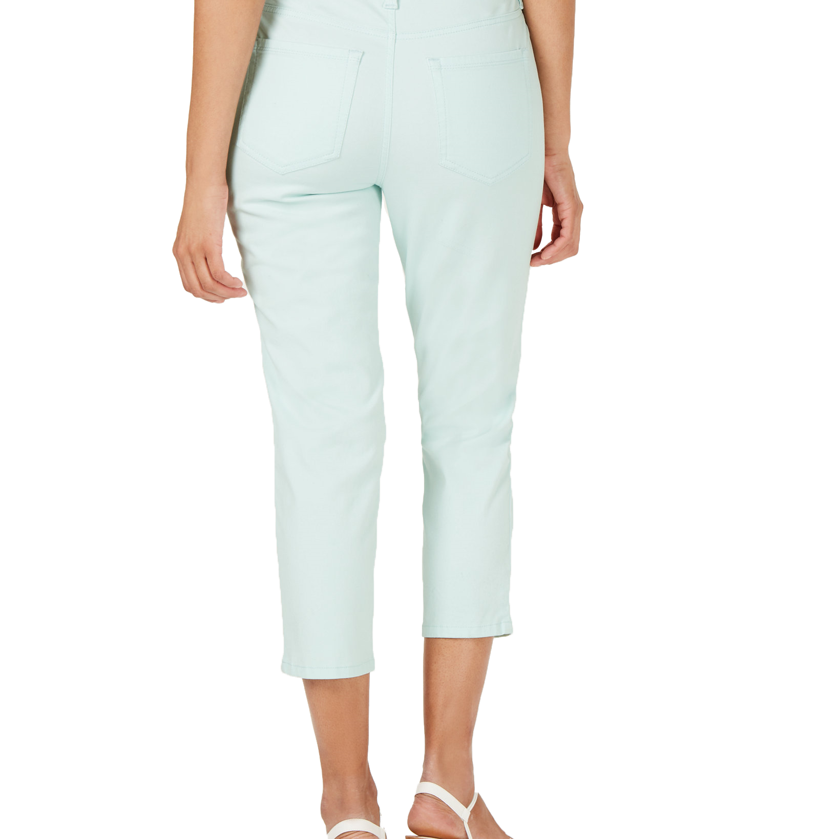 Charter Club Women Petite Petite Tummy Control Bristol Capri Jeans