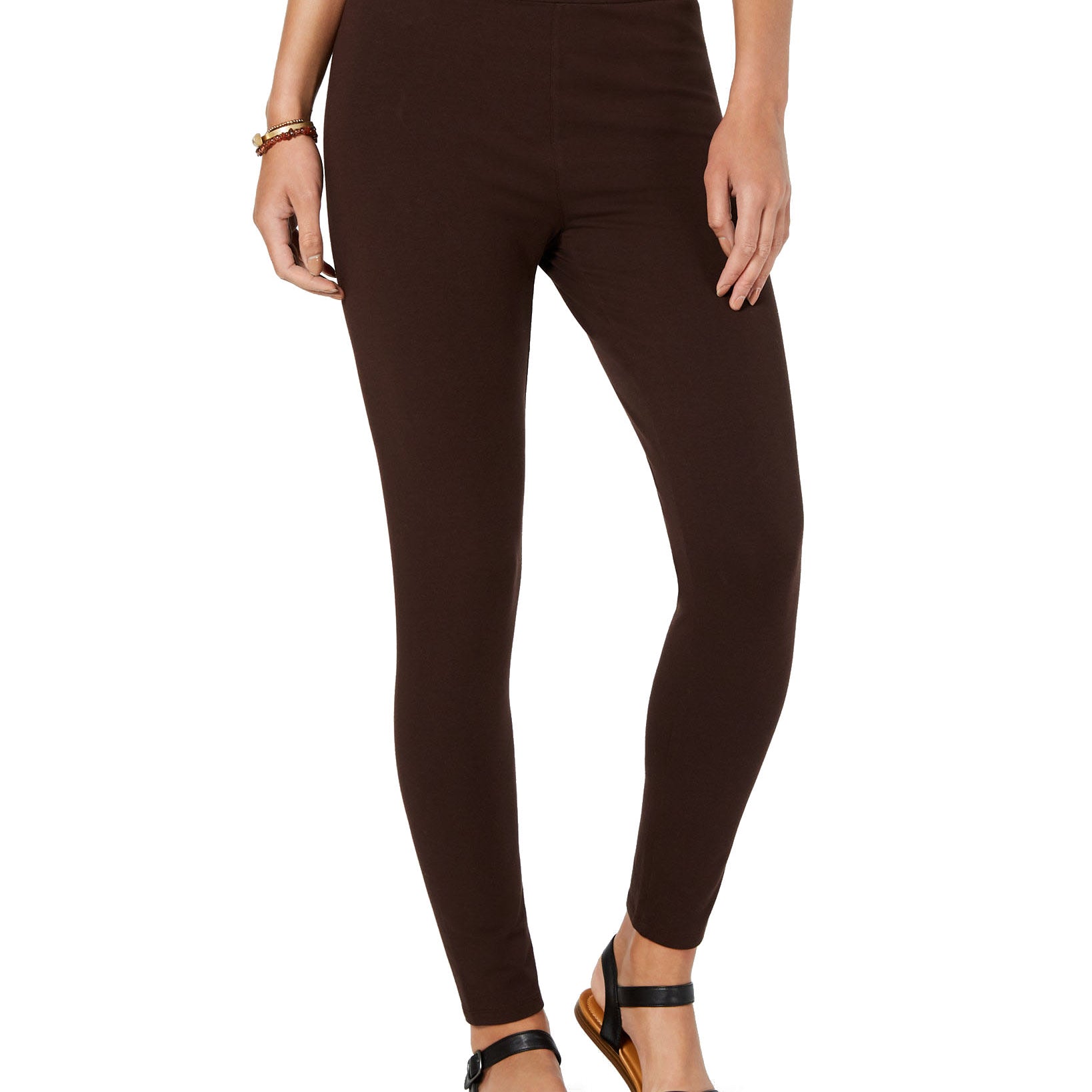 Style & Co Women Leggings Rich Truffle
