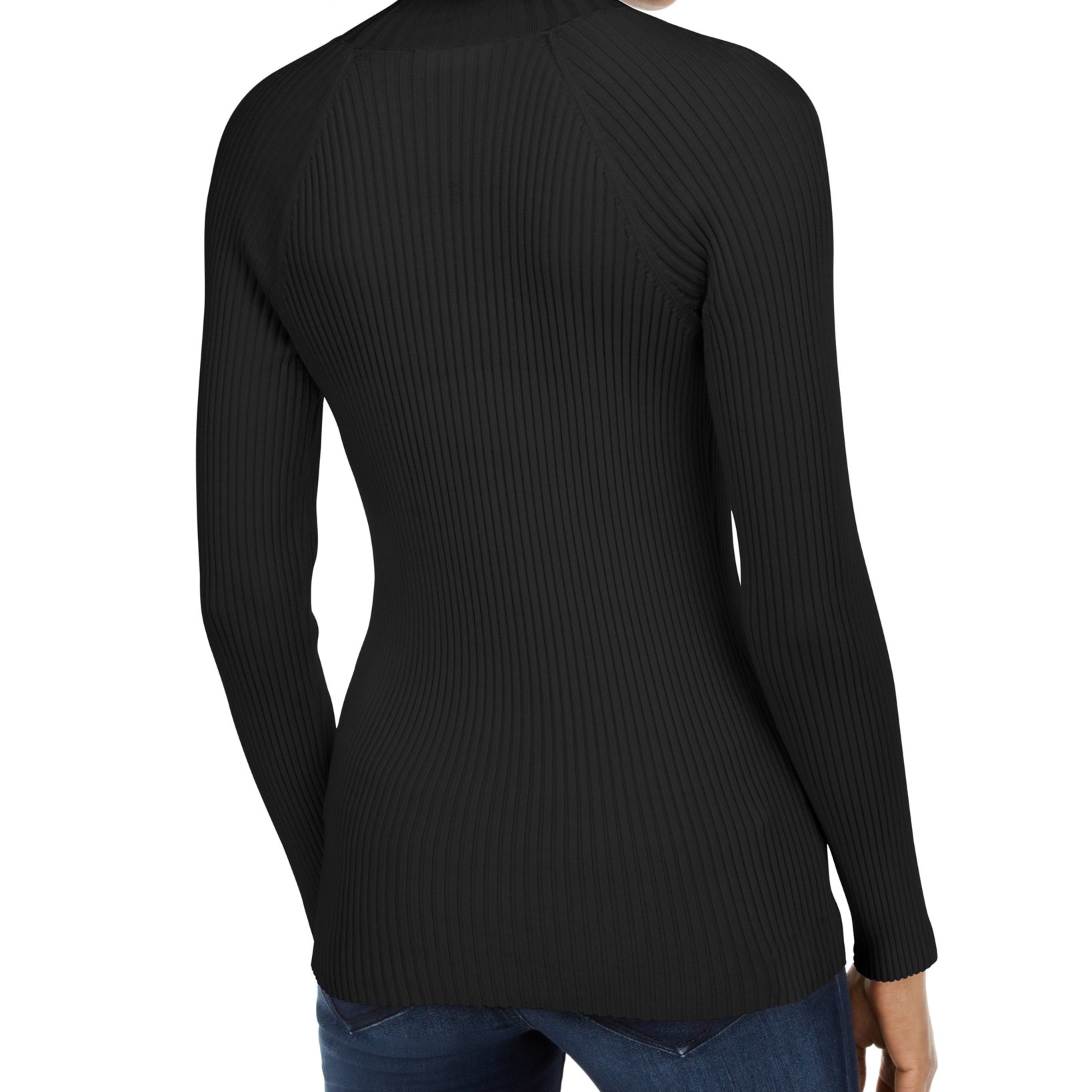 INC International Concepts Women Lace Up Sweater