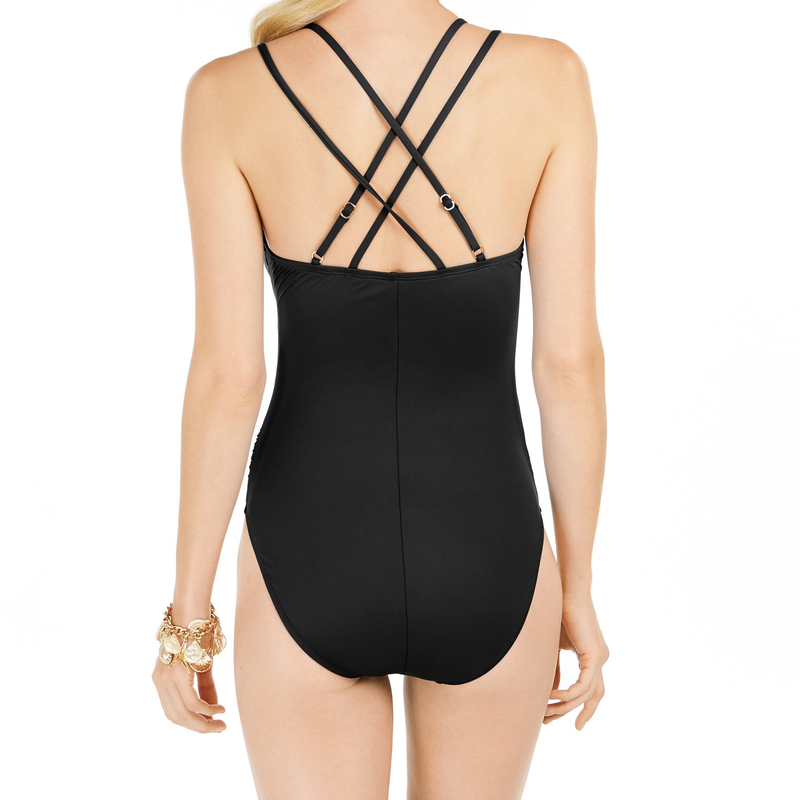 La Blanca Women Island Goddess Underwire Tummy Control One Piece Swimsuit