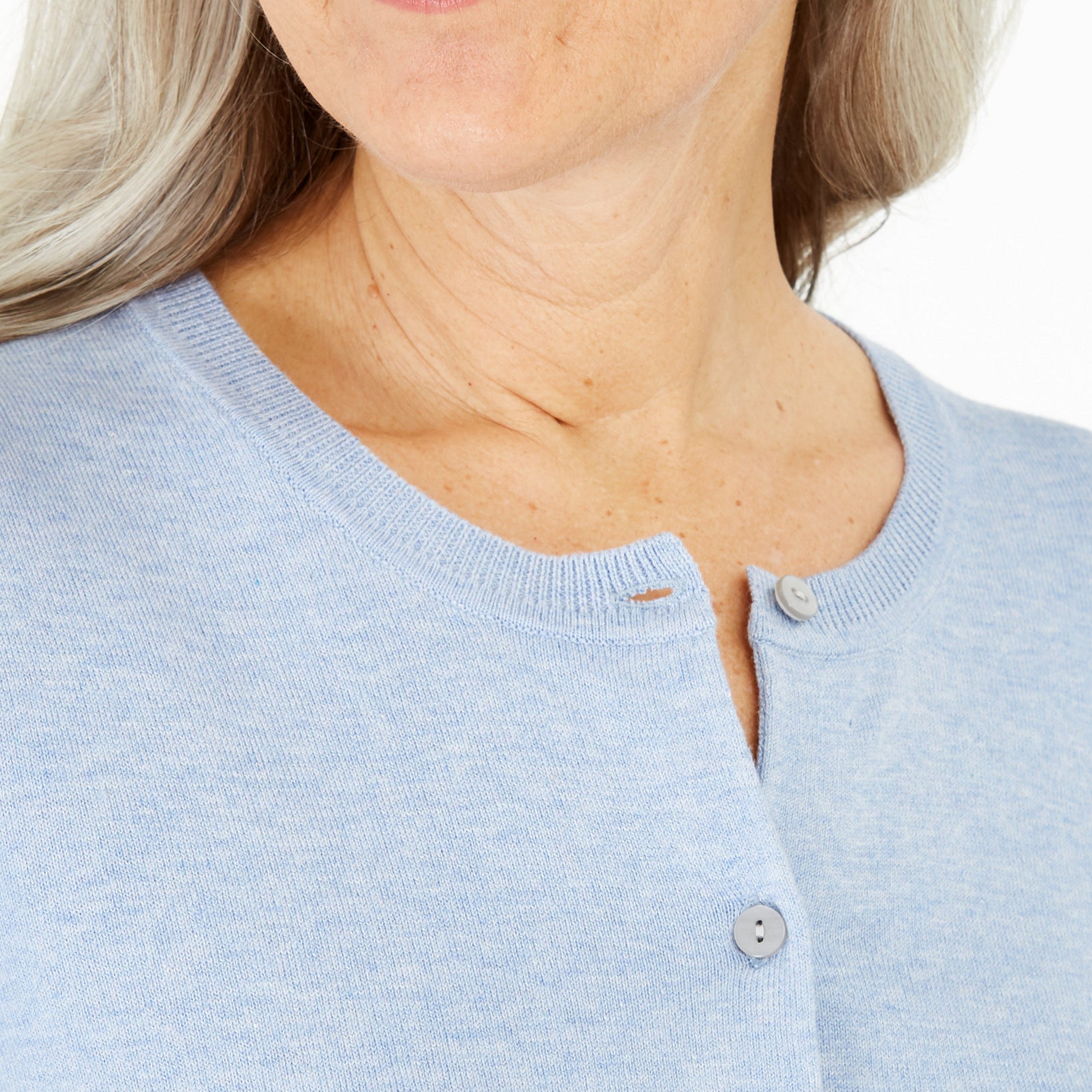 Karen Scott Women Crew Neck Cardigan