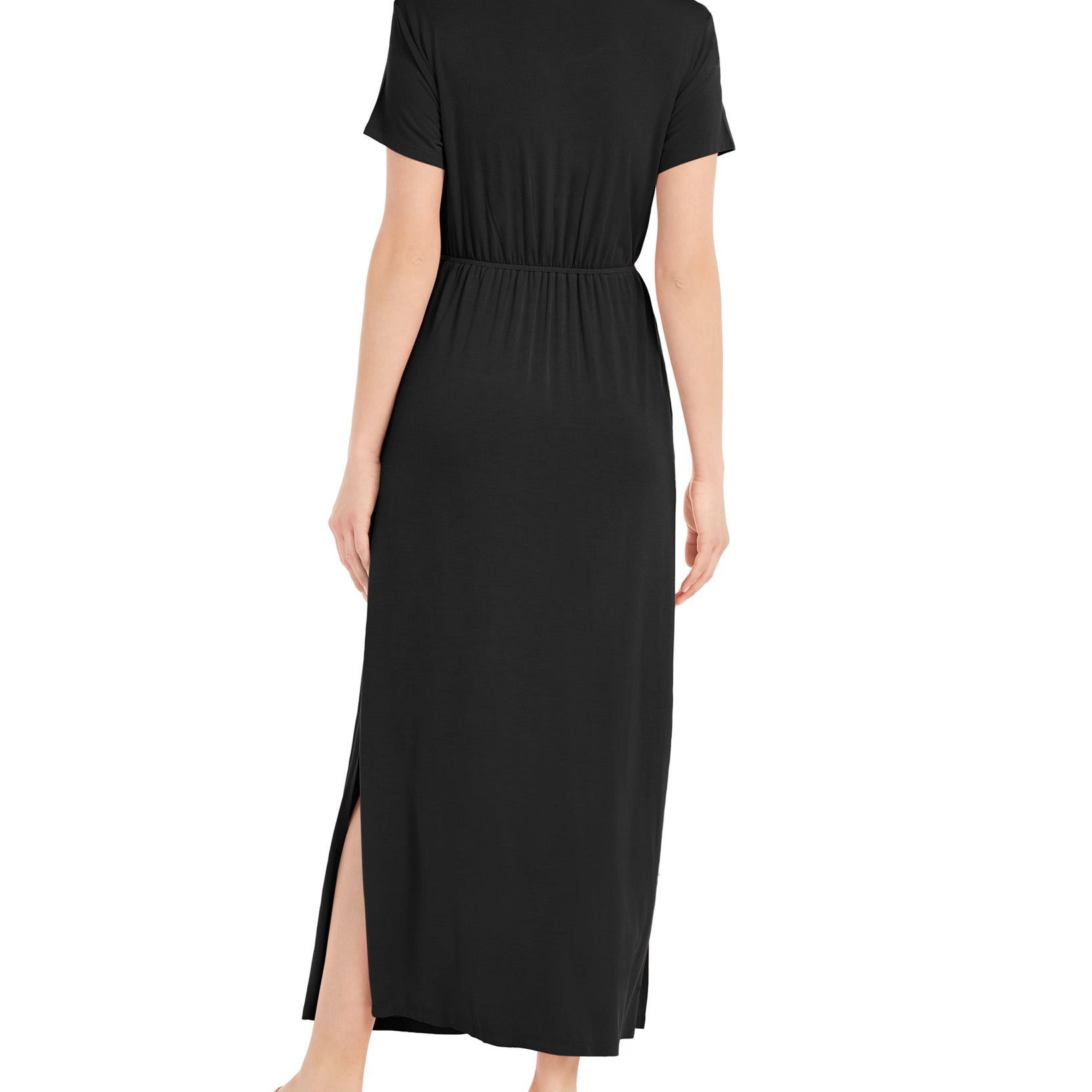 Style & Co Women Tie Waist Maxi Dress