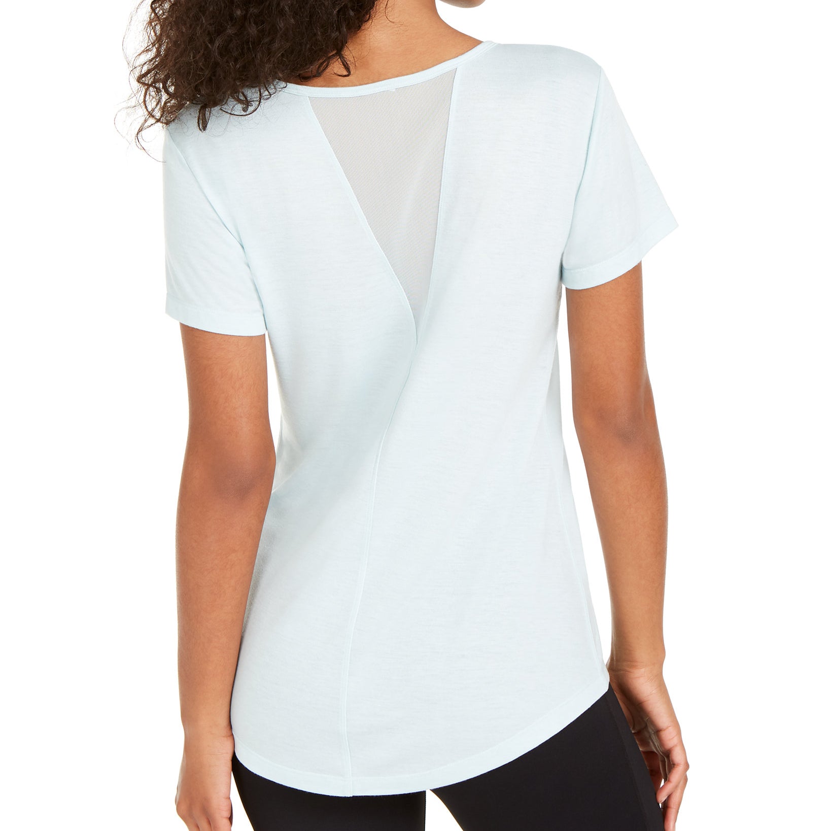 Ideology Women Mesh Back T Shirt