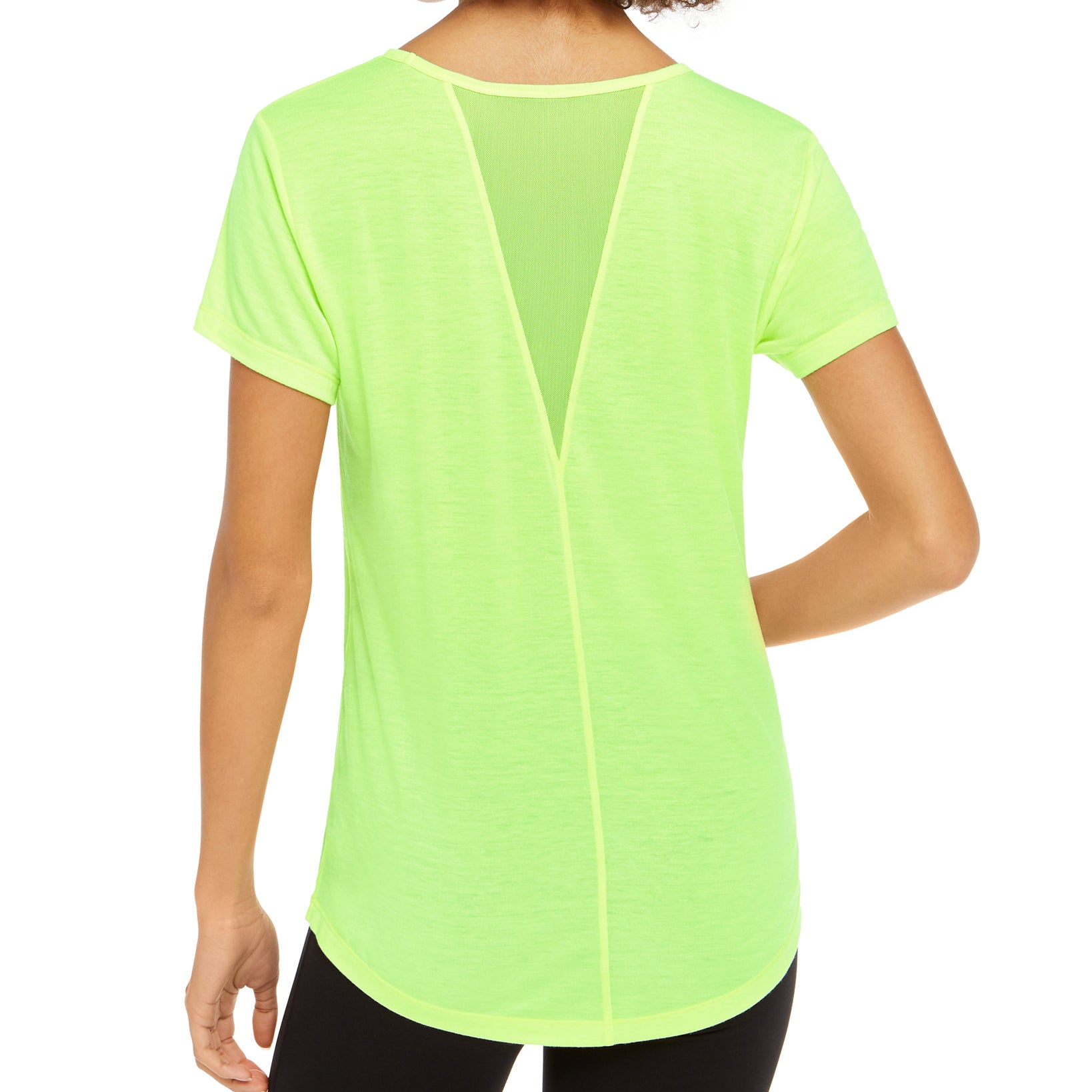 Ideology Women Mesh Back T Shirt