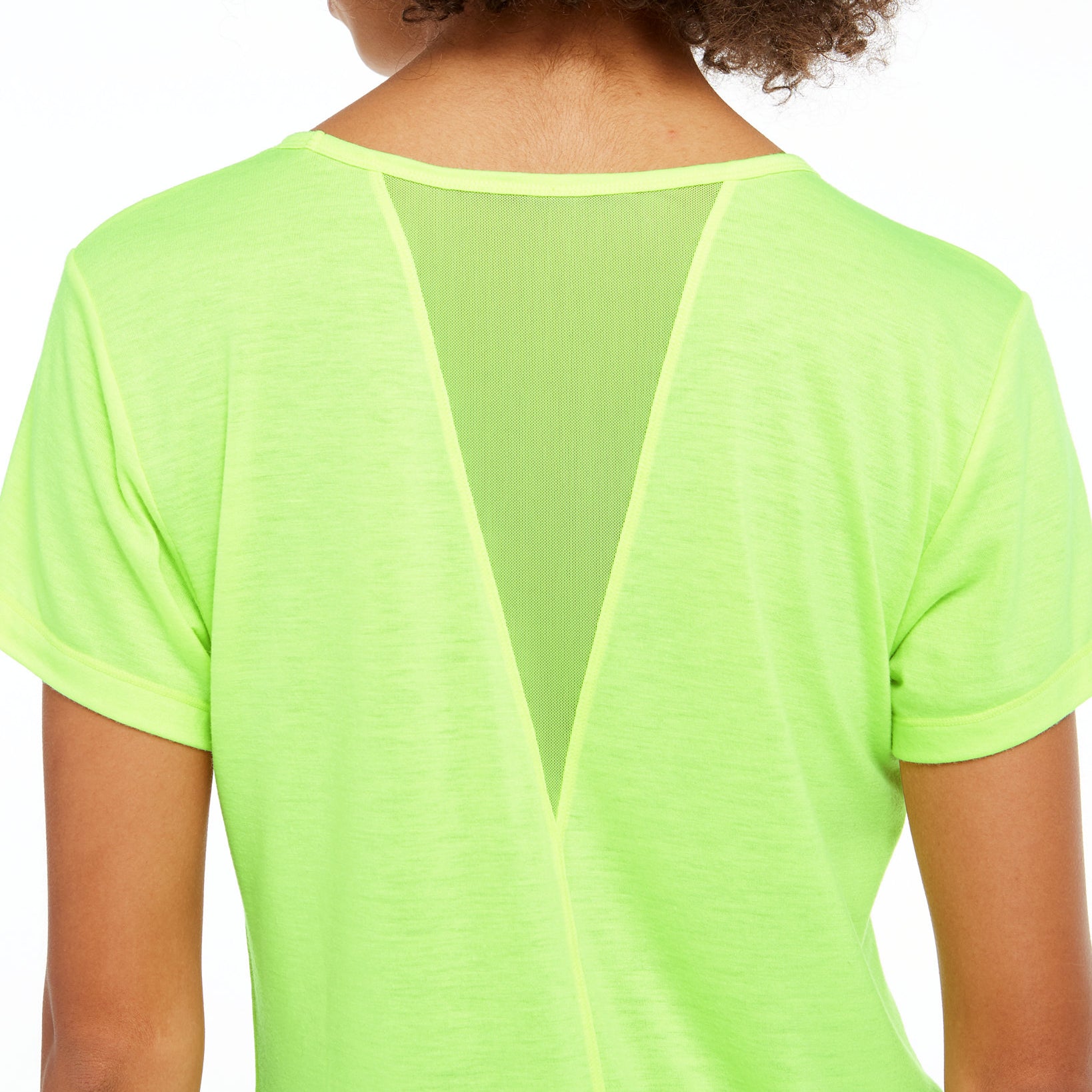 Ideology Women Mesh Back T Shirt