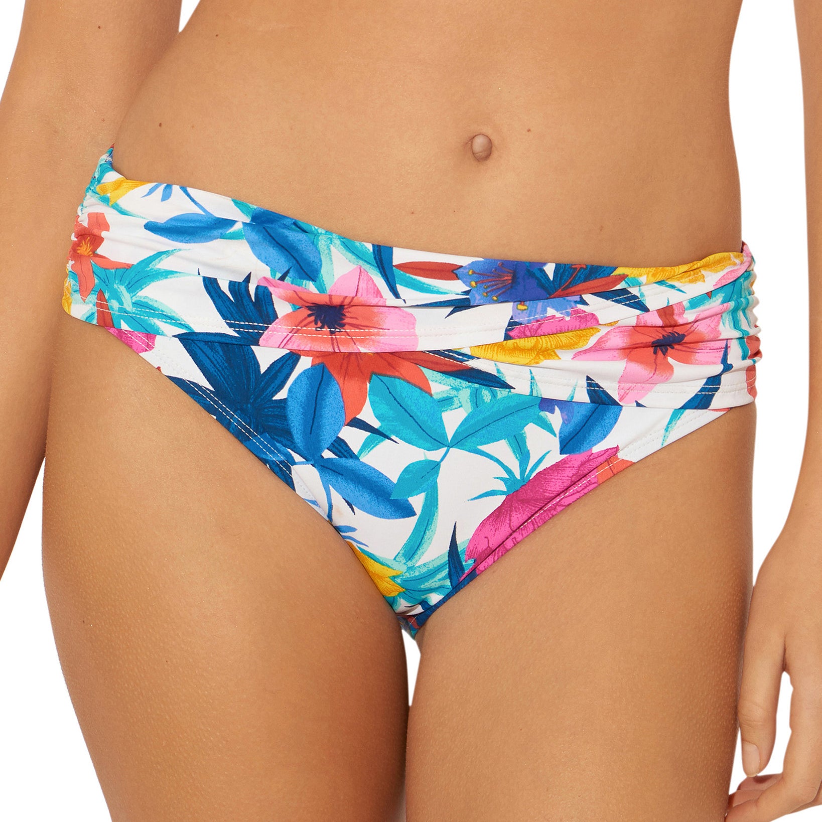 Bleu by Rod Beattie Women Foldover Bikini Bottoms Multi