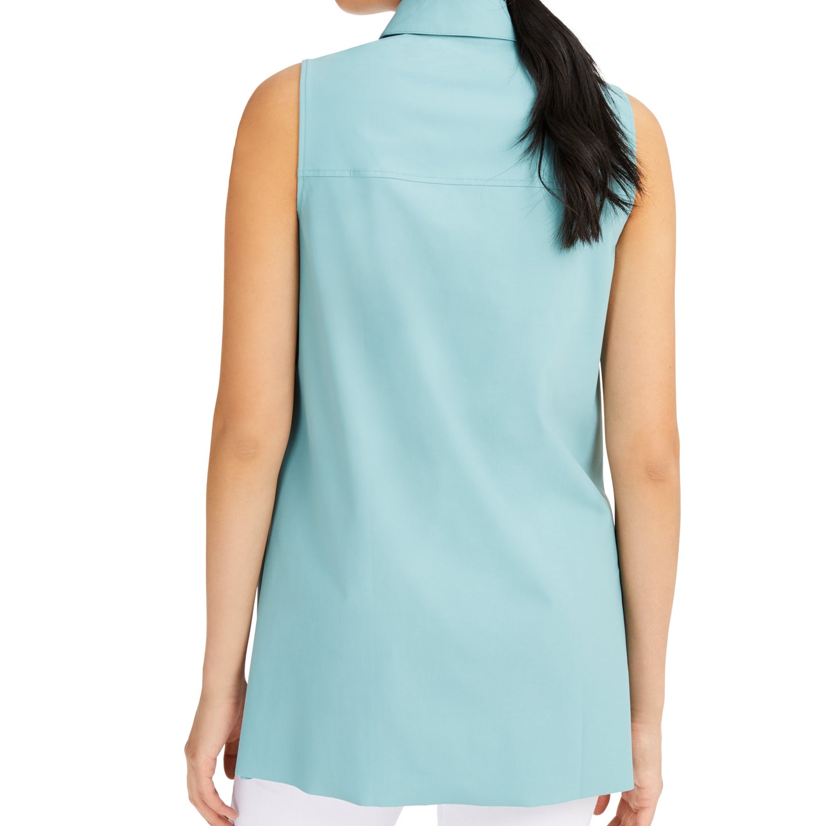 Alfani Women Sleeveless Knit Button Front Tunic