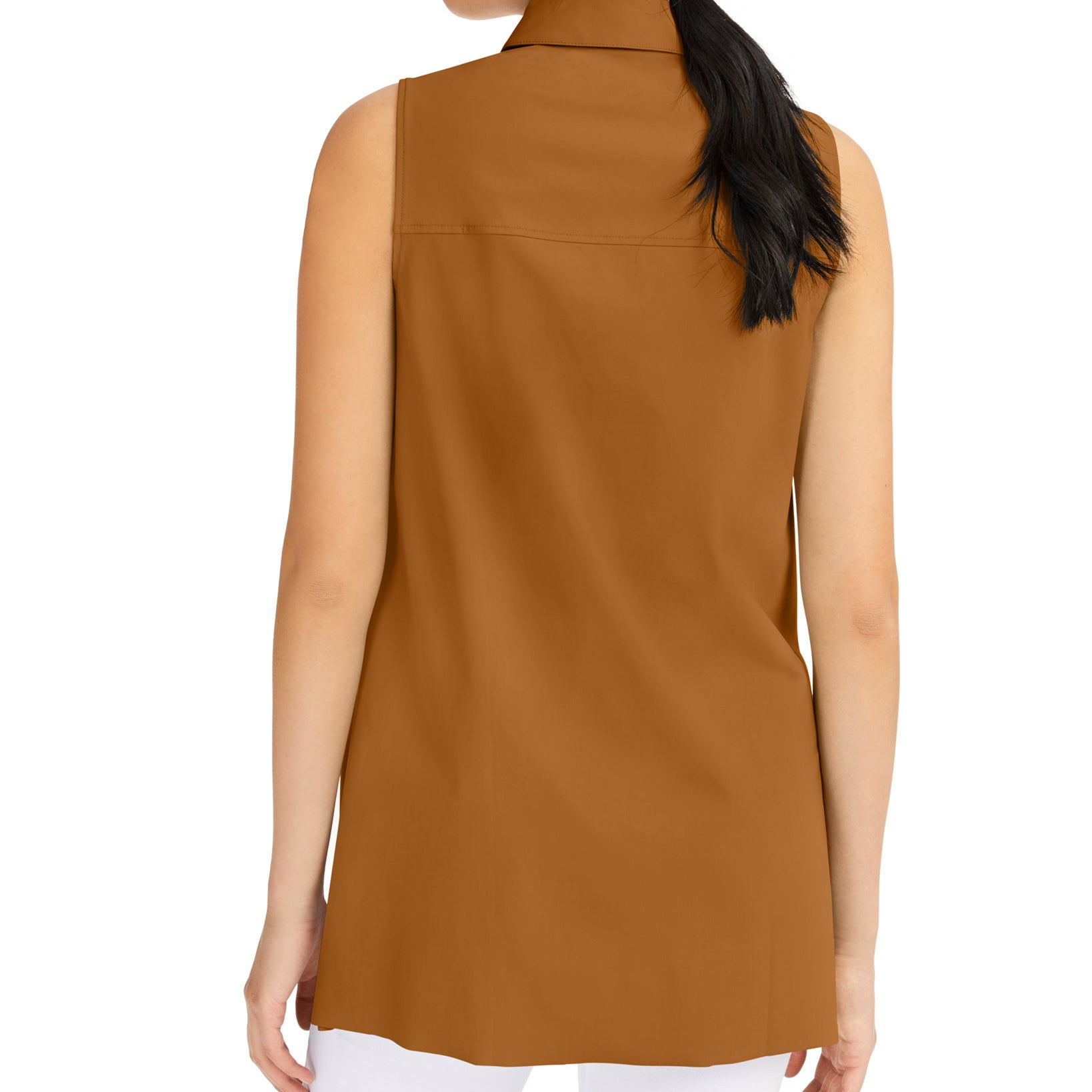Alfani Women Sleeveless Knit Button Front Tunic