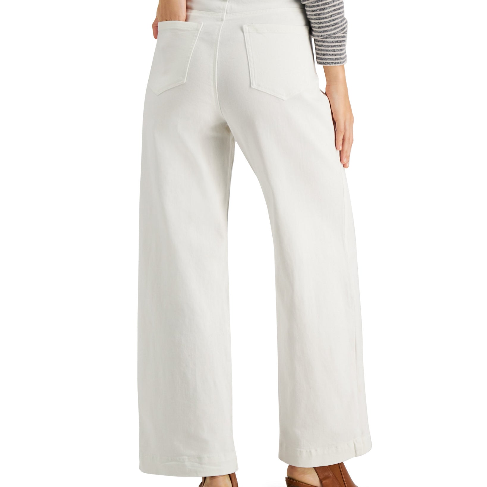 Style & Co Women Wide Leg Tummy Control Jeans