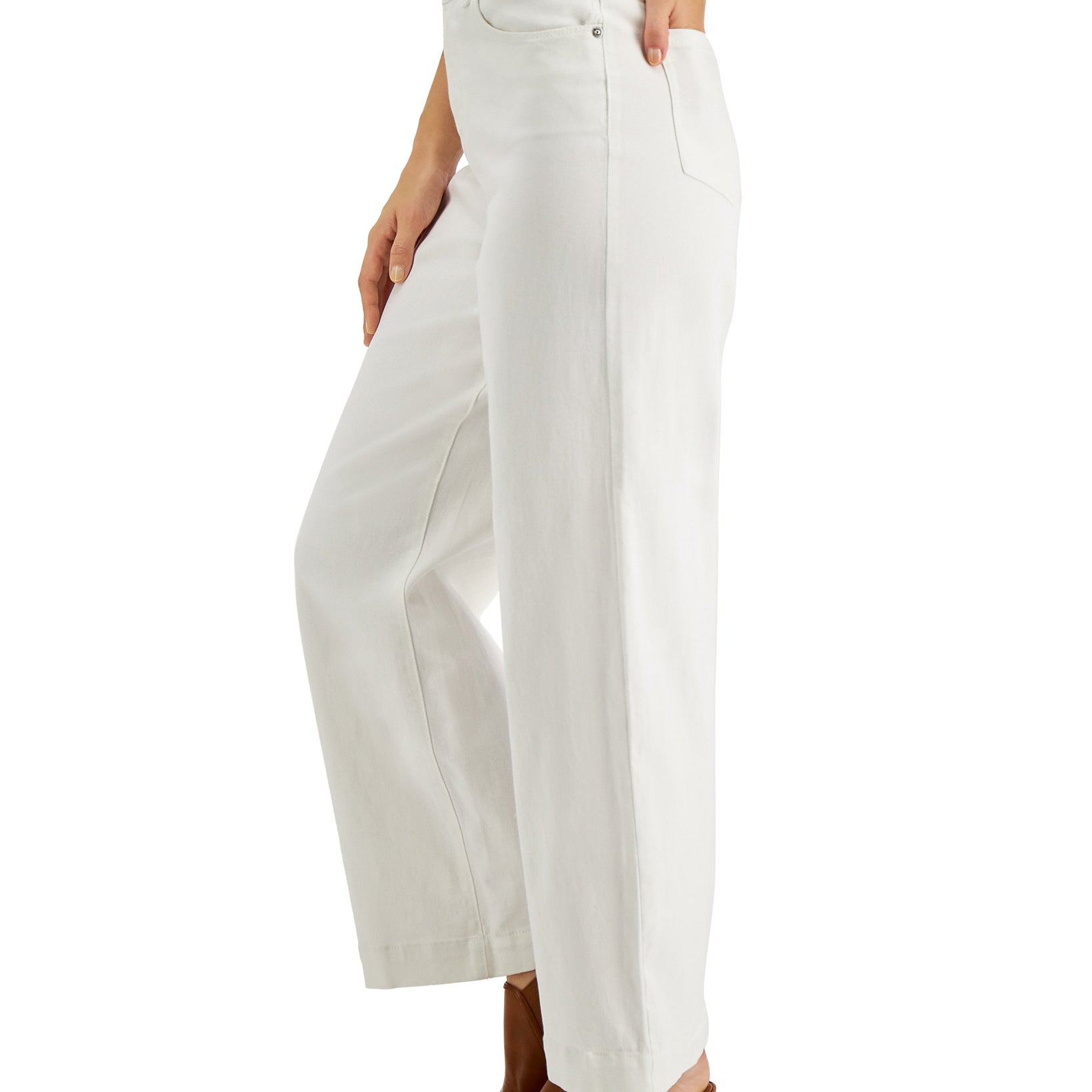 Style & Co Women Wide Leg Tummy Control Jeans