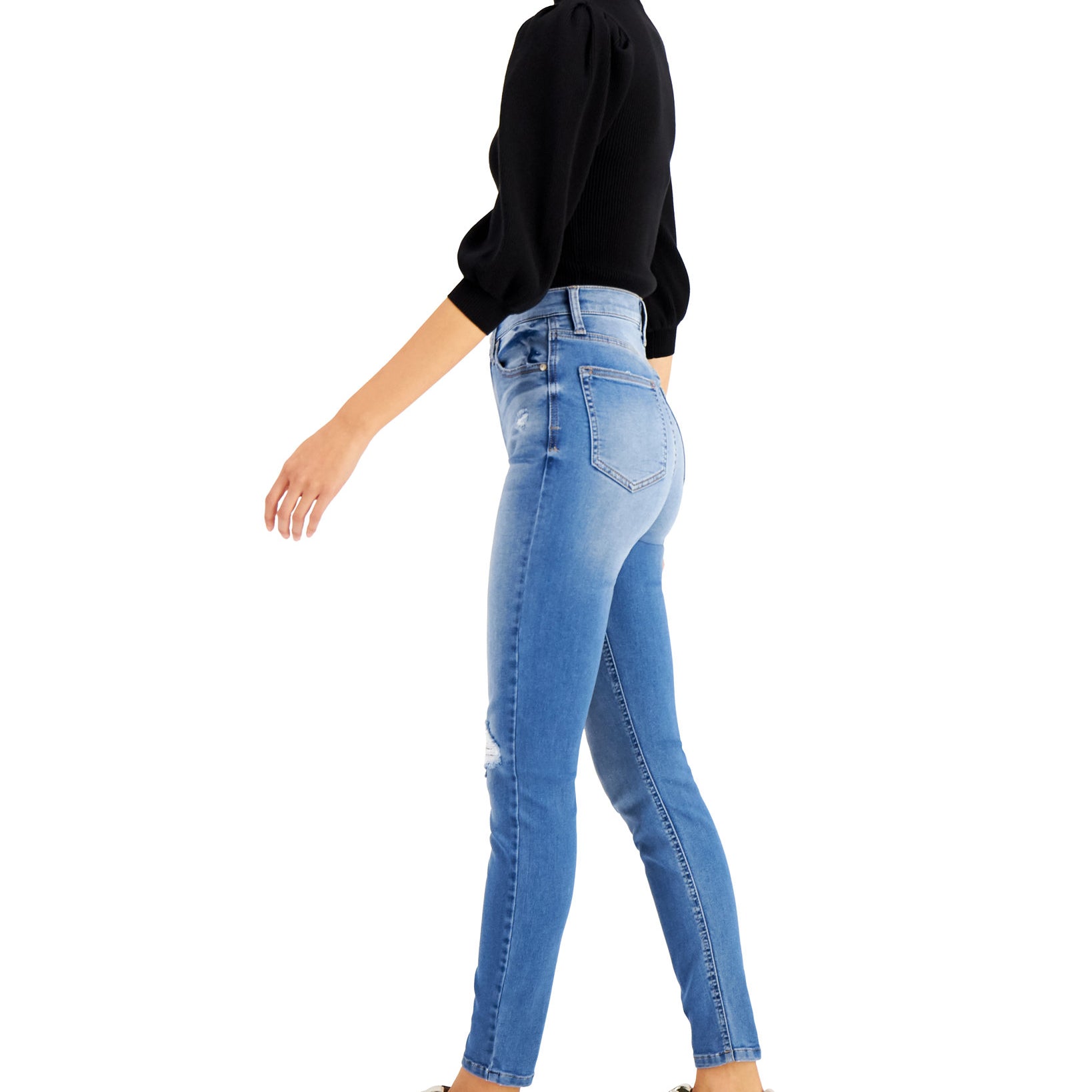 Celebrity Pink Womens Petite Ankle Skinny Jeans
