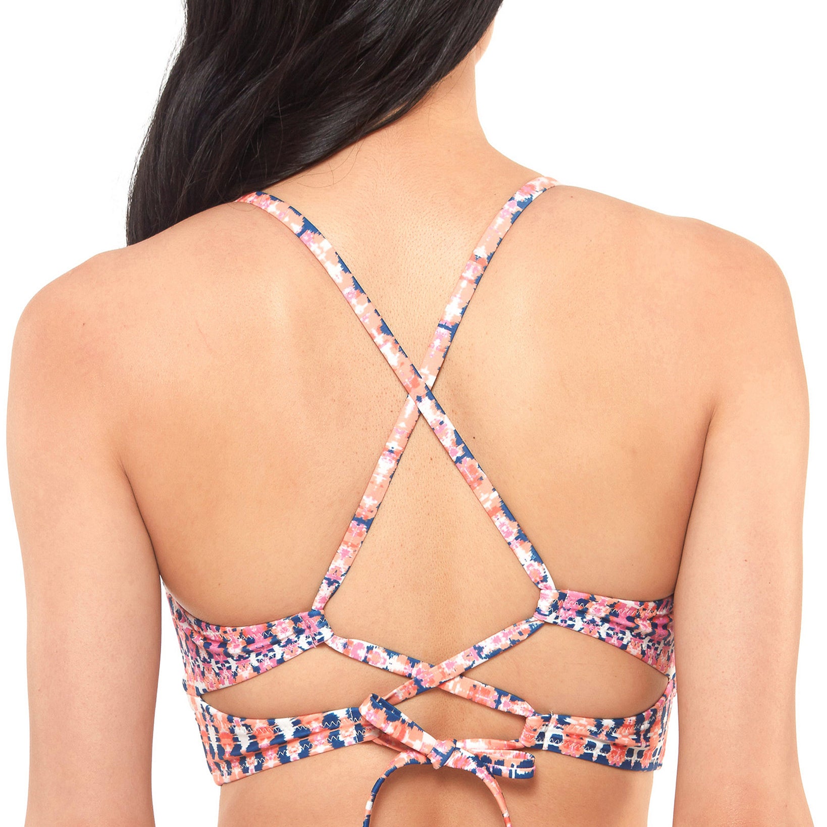 Jessica Simpson Women Laguna Beach Cropped Cami Bikini Top