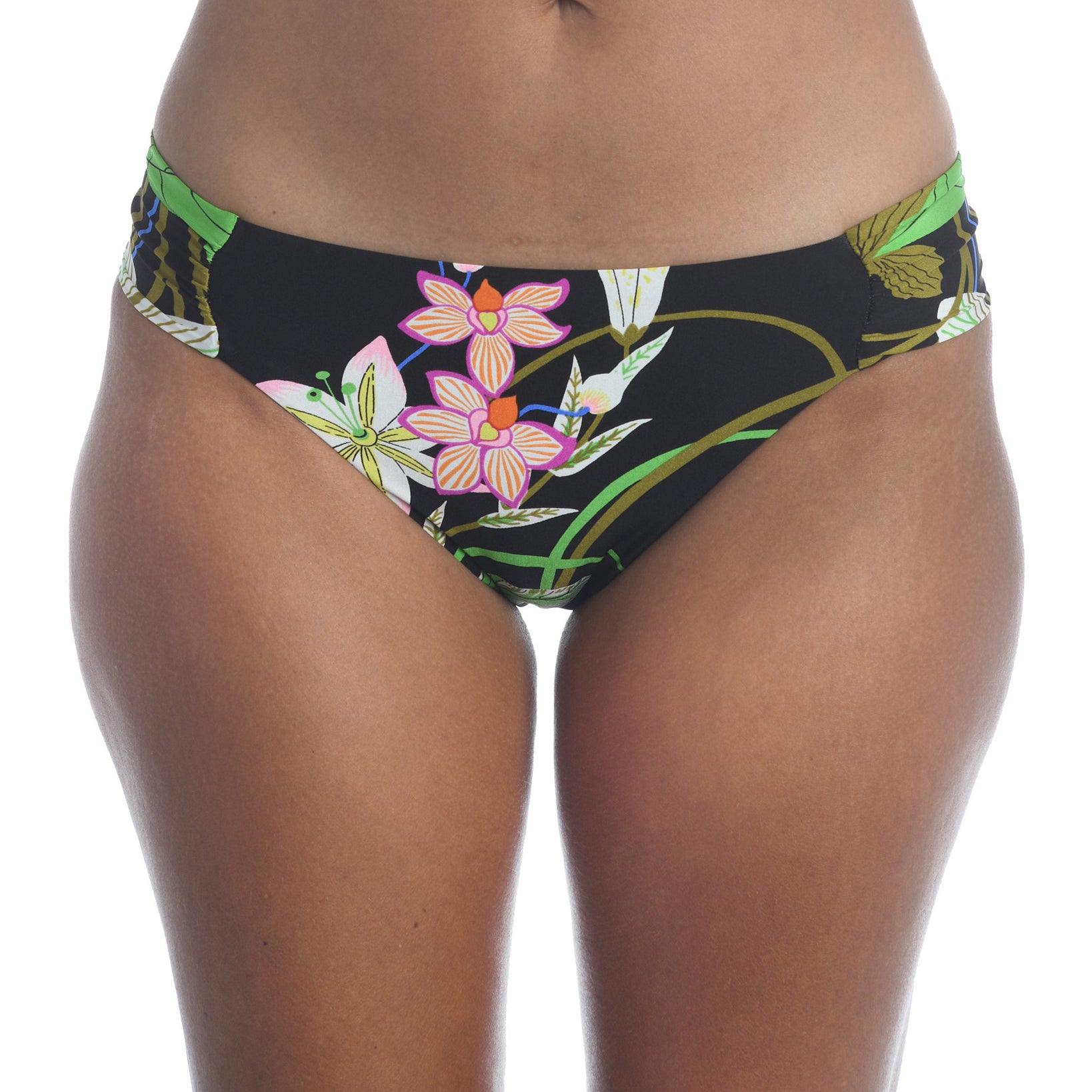 Trina Turk Women Moonlit Lotus Hipster Bikini Bottoms Multi