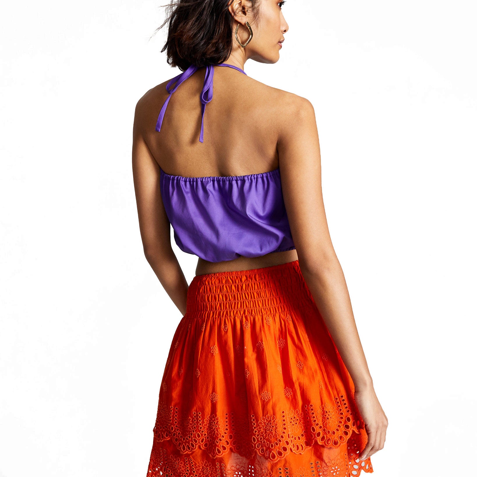 INC International Concepts Women Tie Neck Halter Top
