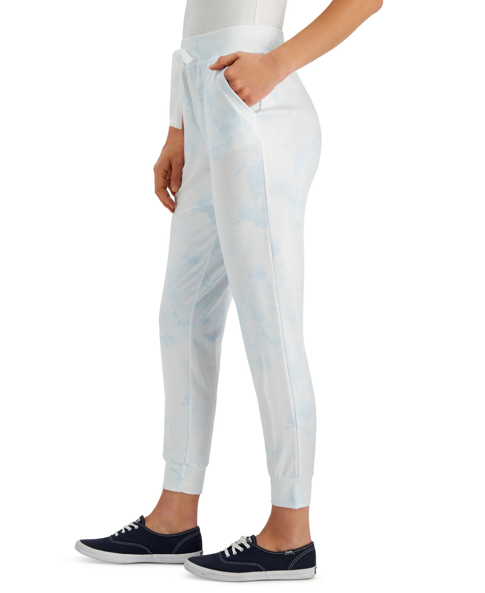 Style & Co Women Cloudy Tie Dye Jogger Pants