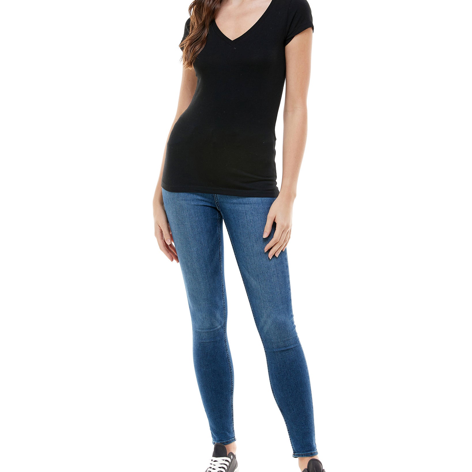 Aveto Women V Neck T Shirt