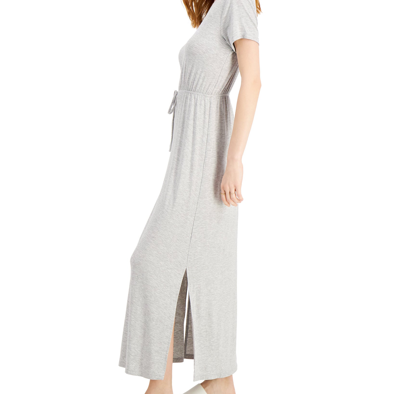 Style & Co Women Tie Waist Maxi Dress