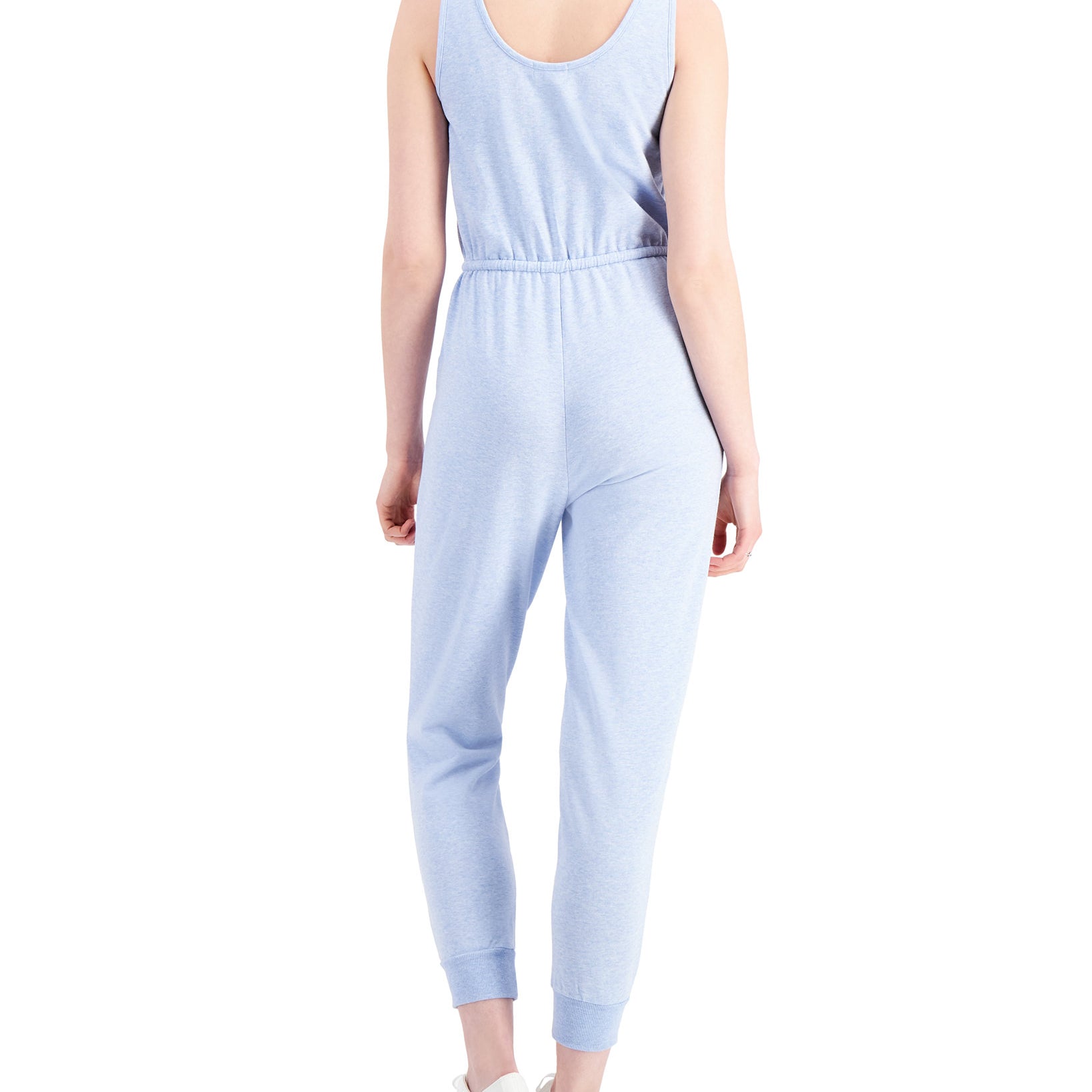 Style & Co Womens Petite Drawstring Waist Jumpsuit