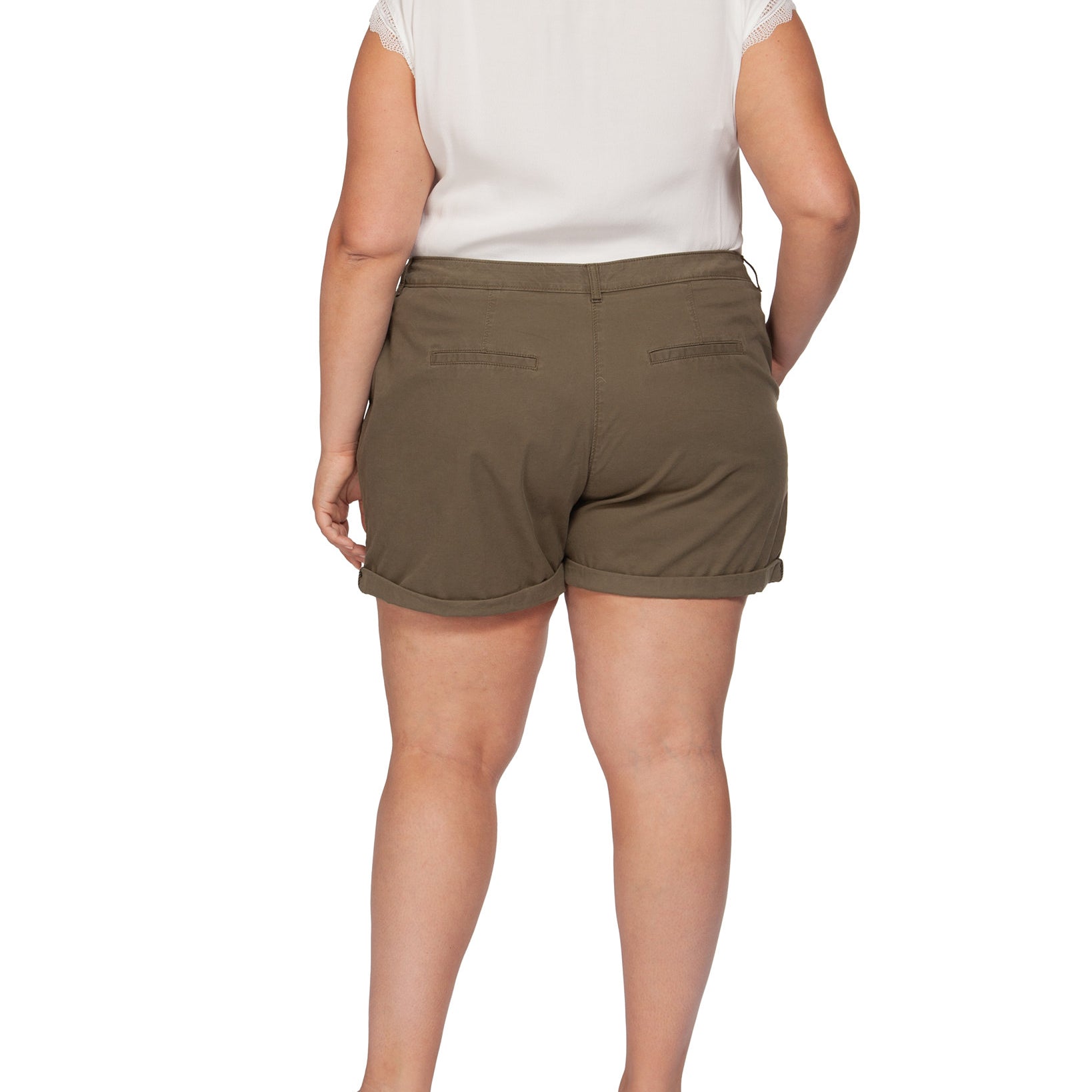 Black Tape Women Plus Black Tape Solid Basic Shorts