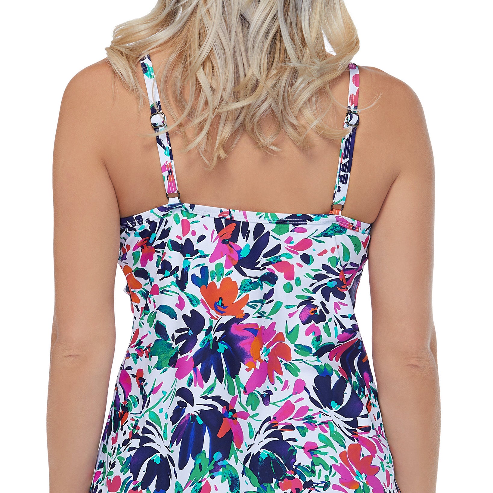Island Escape Women Sunny Days Printed Underwire Tankini Top