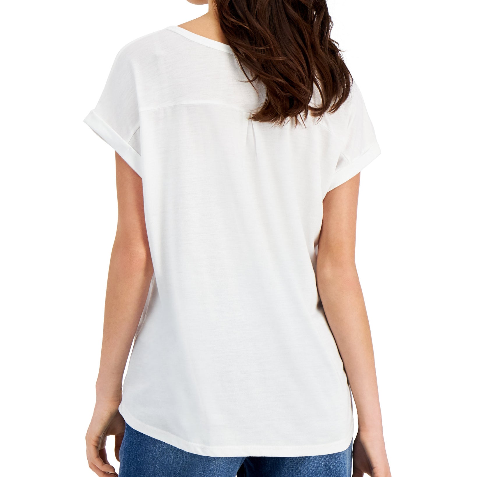 Style & Co Women Buoy Bye Graphic Print T Shirt