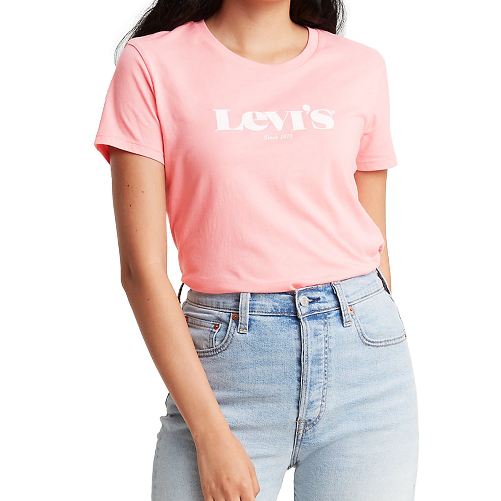 Levis Women Plus Perfect Logo T Shirt New Logo Eony