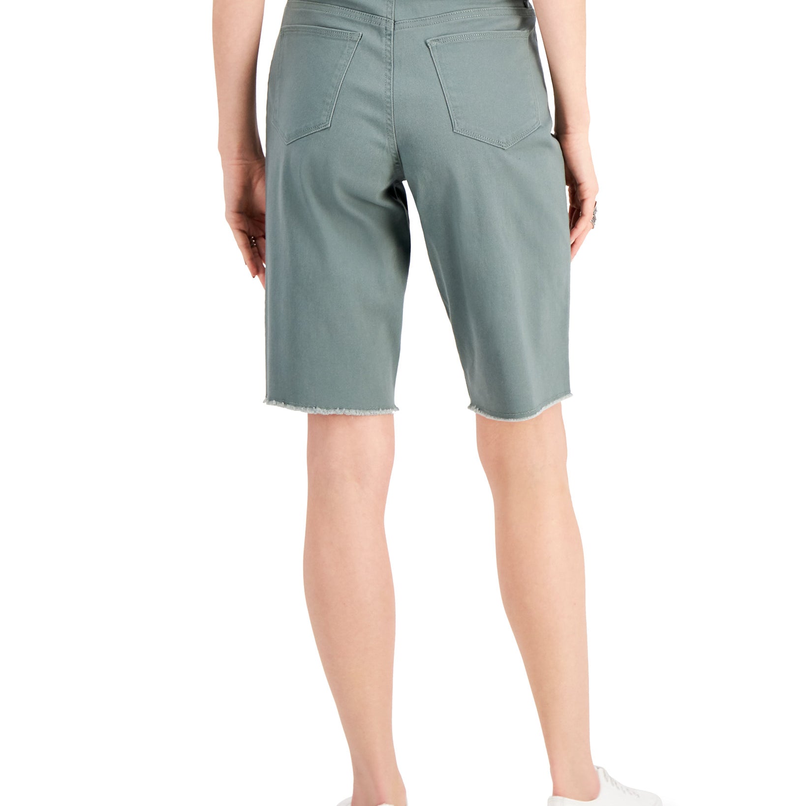 Style & Co Women Raw Edge Bermuda Shorts