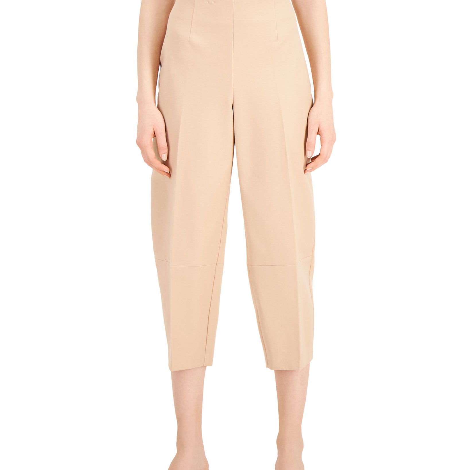 Alfani Women Petite Cropped Straight Leg Pants Fresh Clay