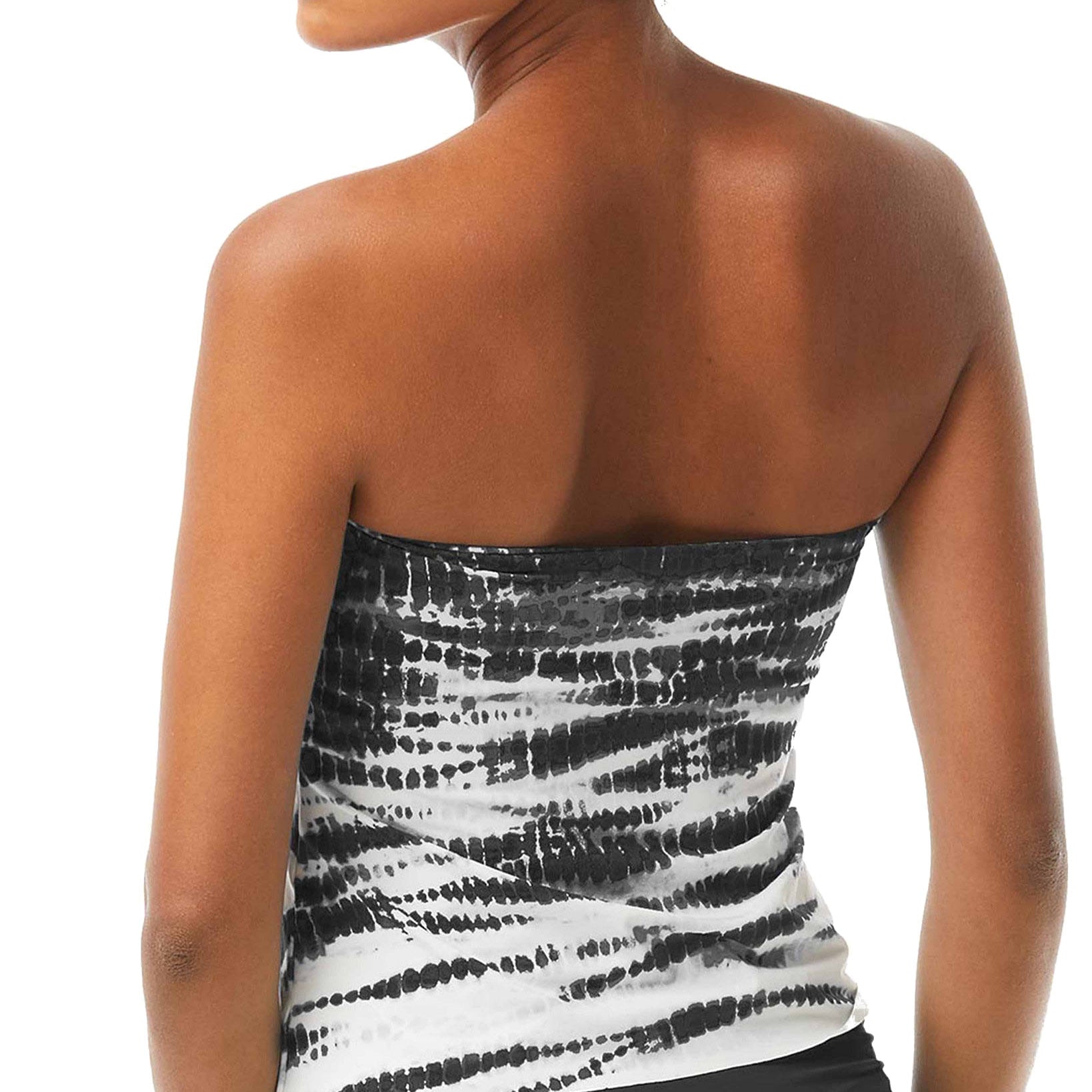 Vince Camuto Women Tie Dye Draped Tankini Top