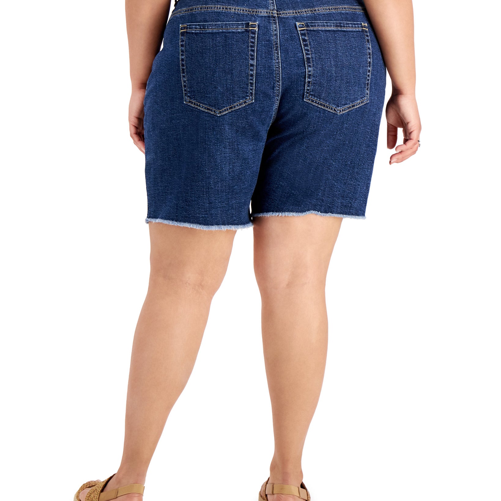 Style & Co Women Plus Denim Bermuda Shorts