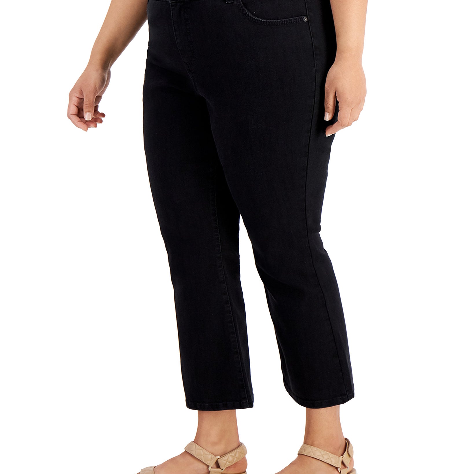 Style & Co Women Plus Kick Crop Jeans