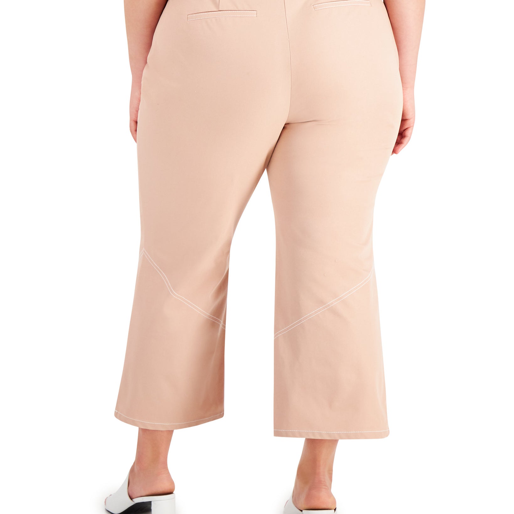 Alfani Women Plus Straight Leg Ankle Pants