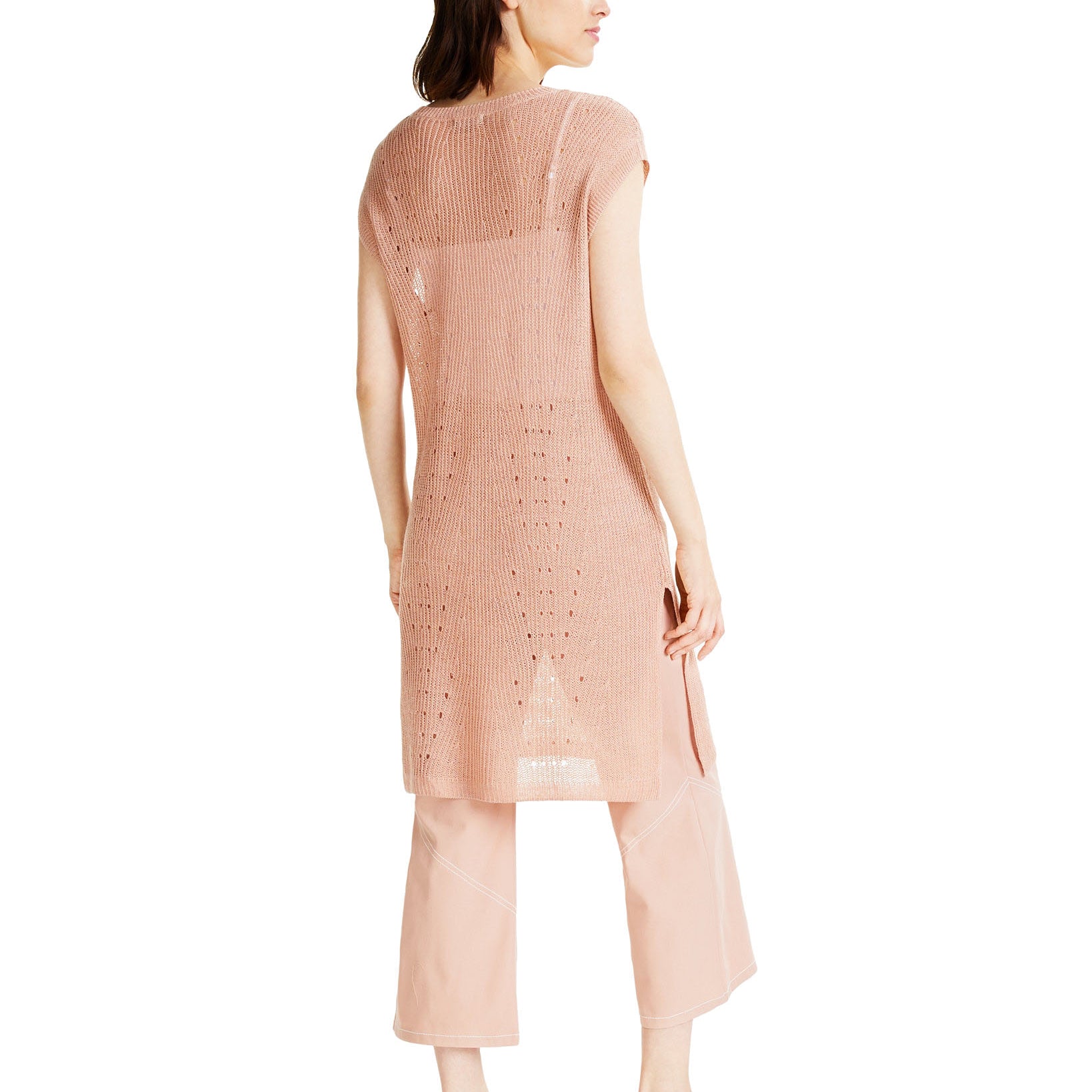 Alfani Women Open Stitch Tunic Sweater