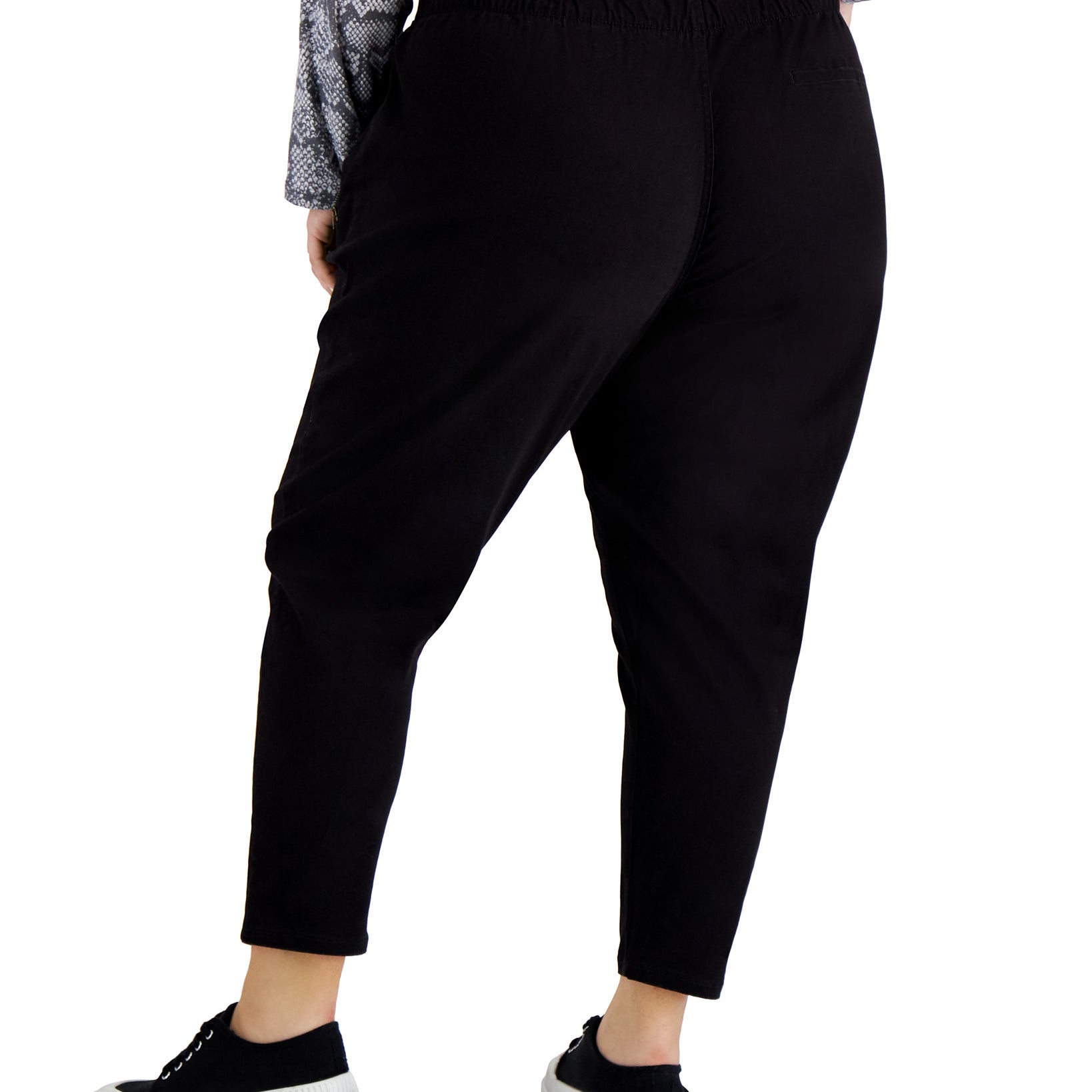 Celebrity Pink Women Plus Trendy Zip Pocket Pull On Pants