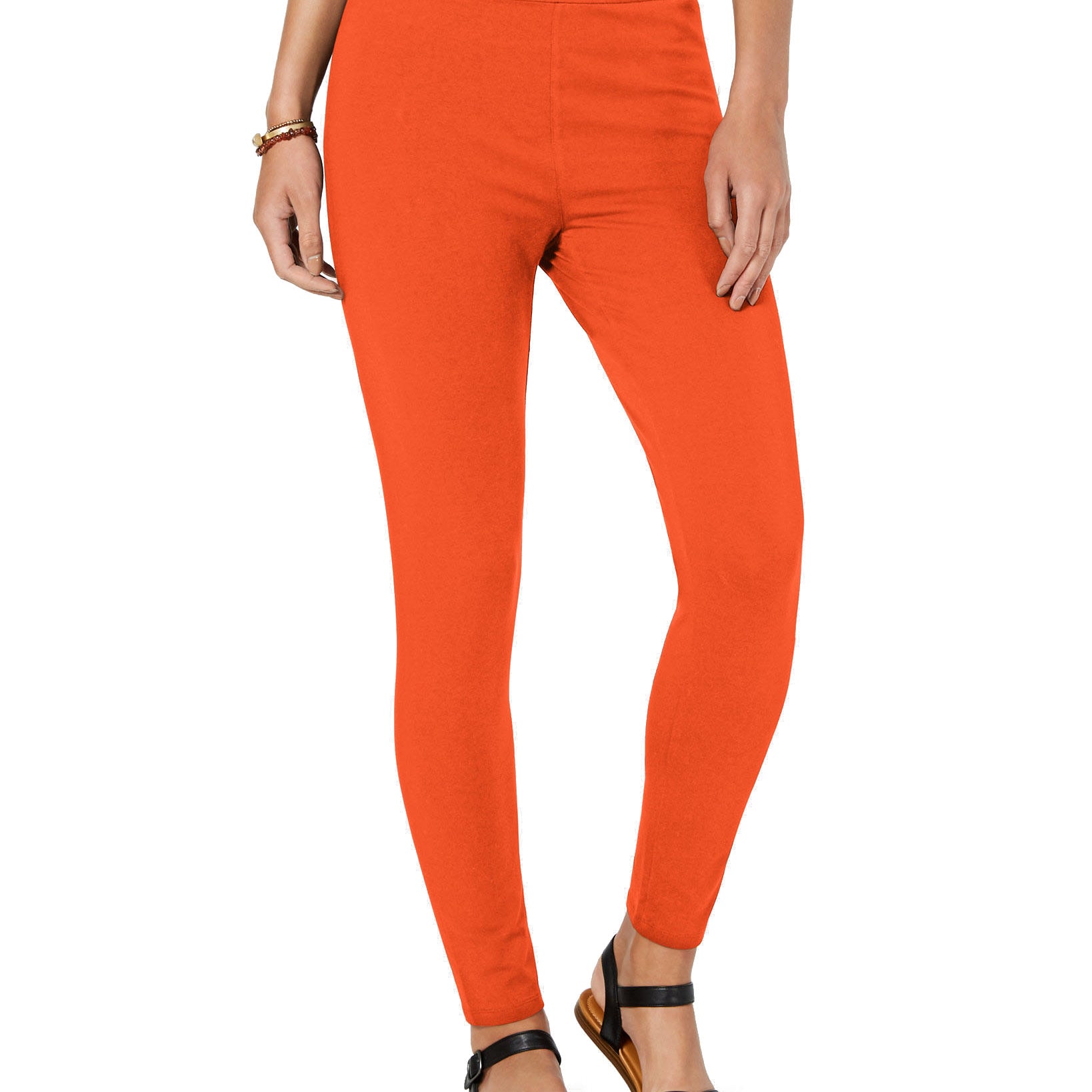 Style & Co Women Leggings Wild Orange