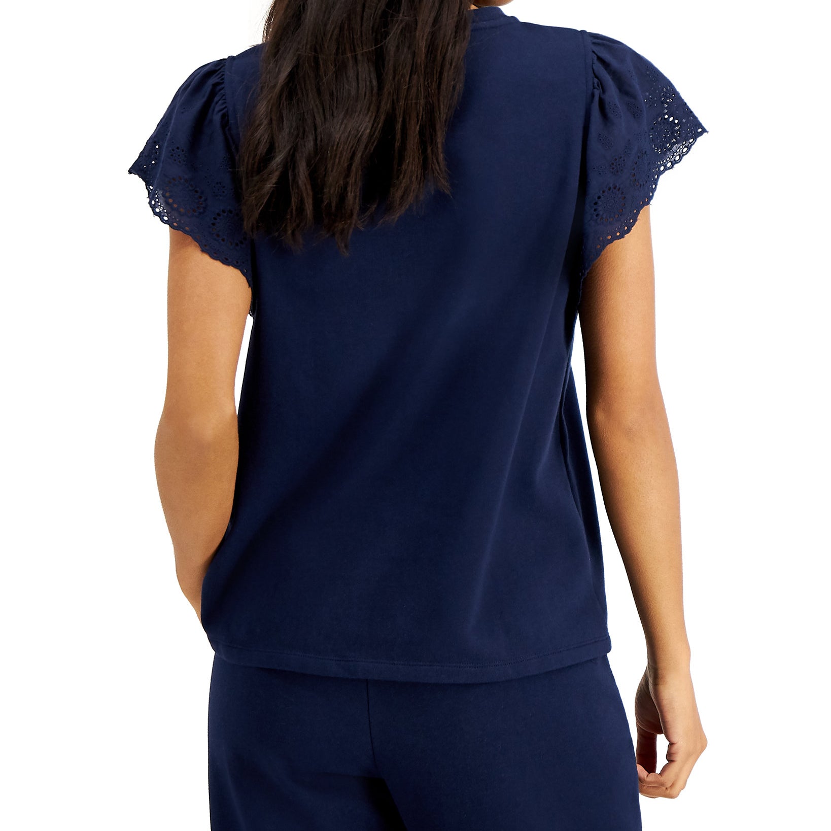 Charter Club Women Ruffle Sleeve Top