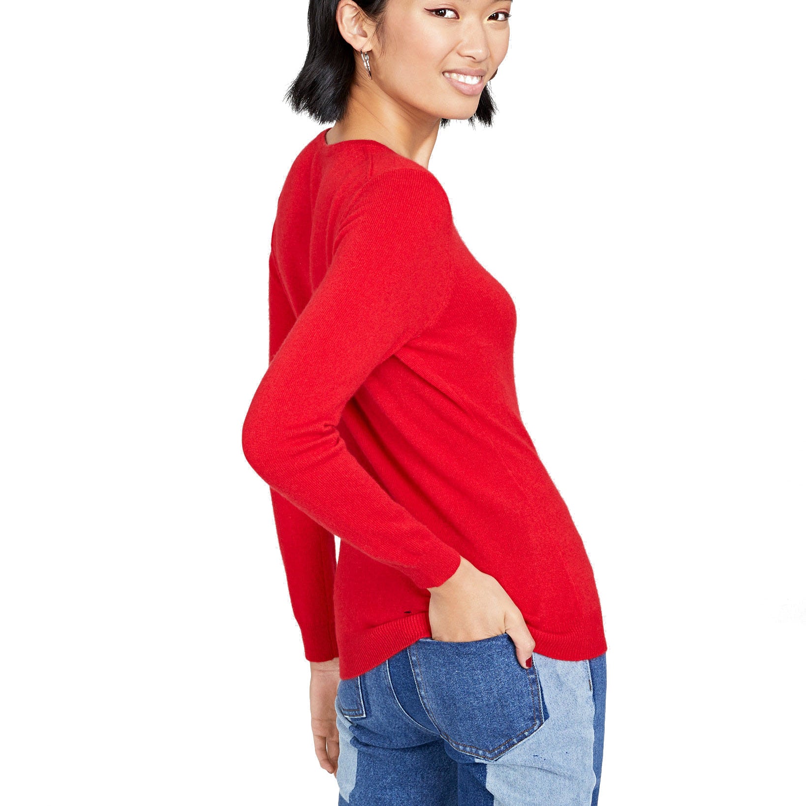 Charter Club Women Petite Crew Neck Cashmere Sweater