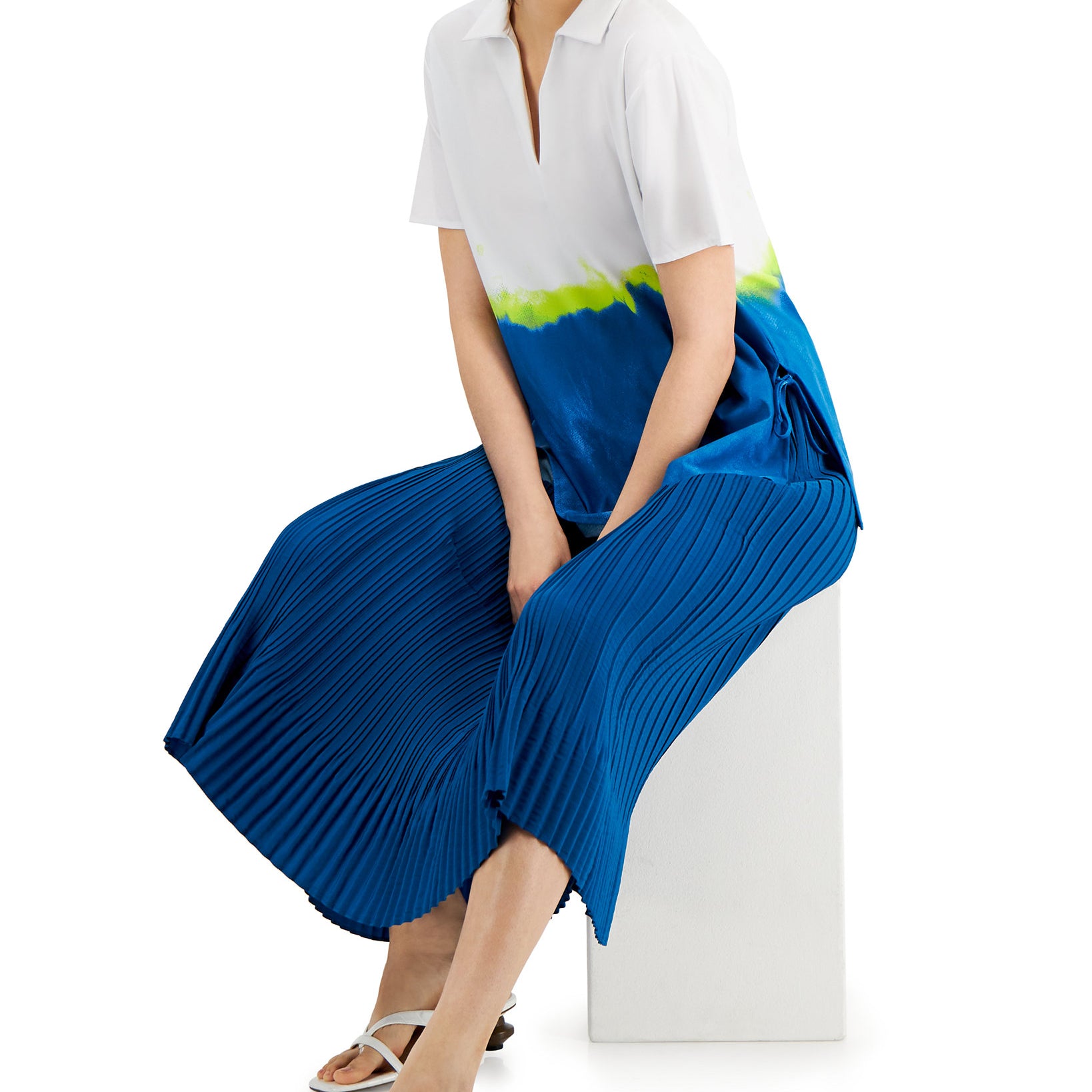 Alfani Women Pleated Midi Skirt