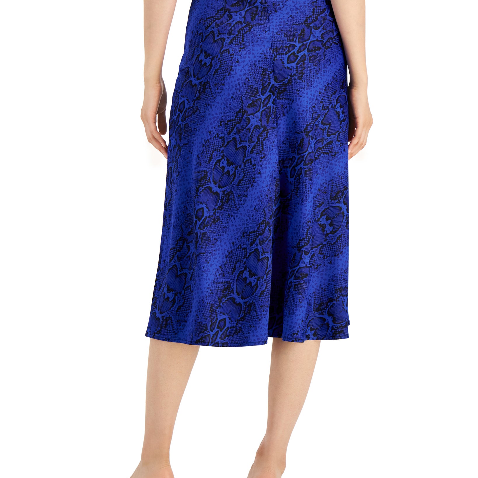 Bar III Women Snake Print Midi Skirt