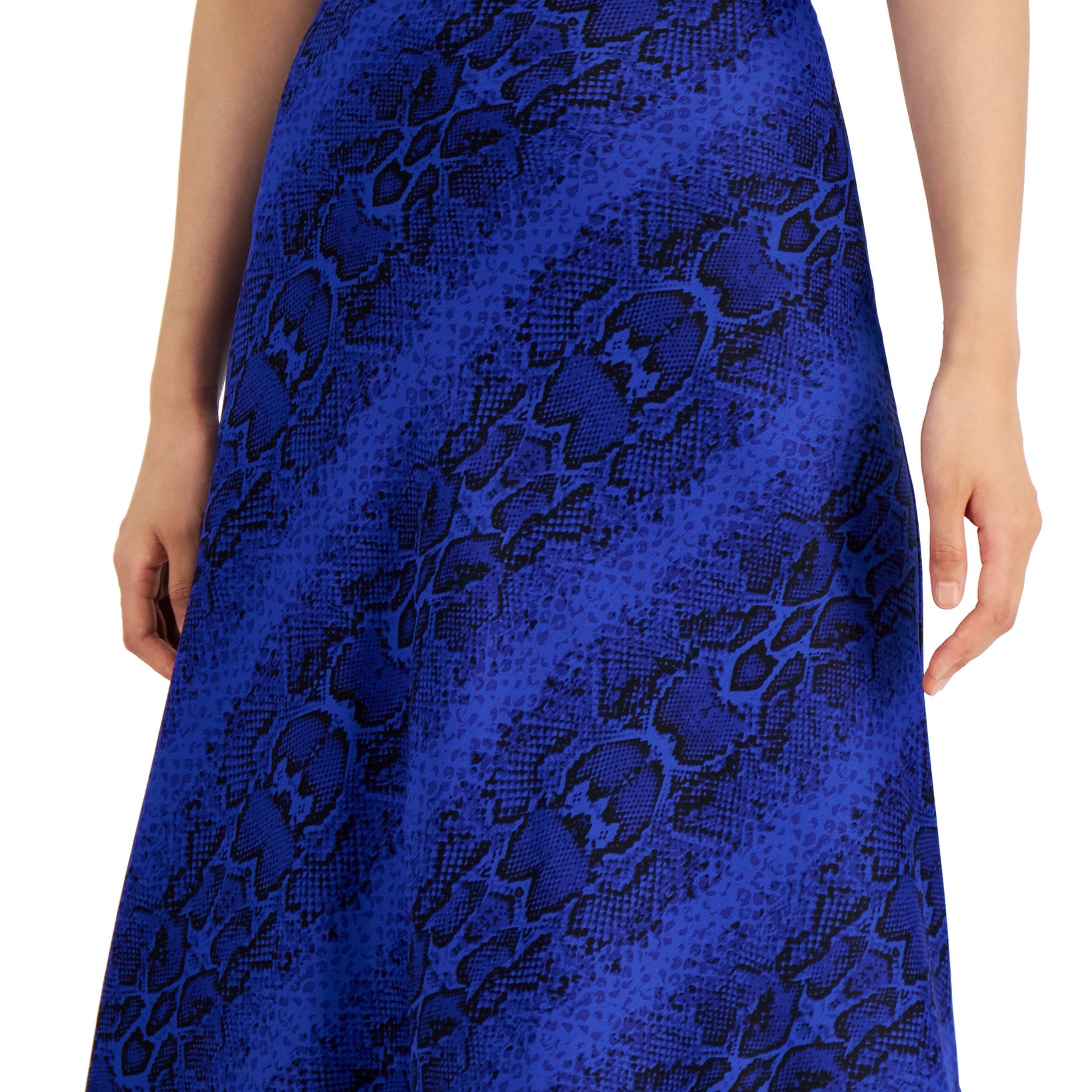 Bar III Women Snake Print Midi Skirt