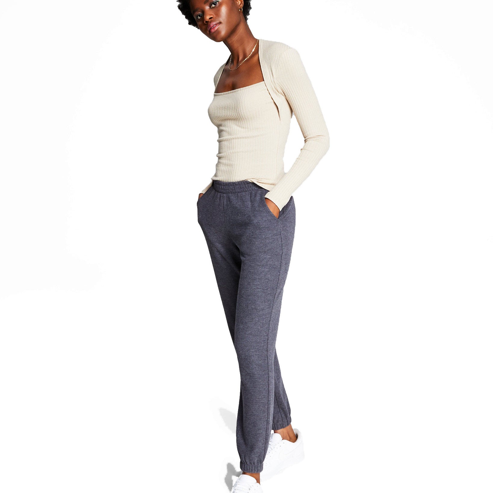 And Now This Women Jogger Pants Charcoal