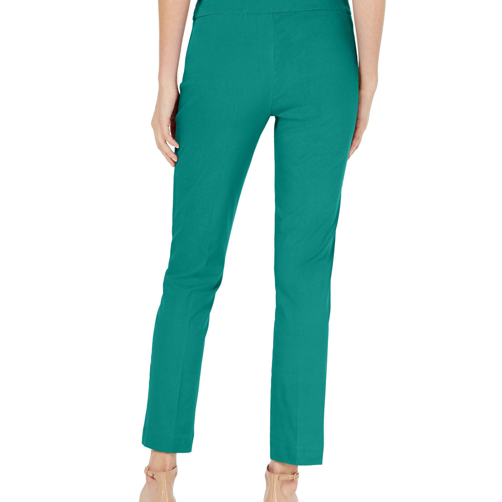 JM Collection Women Plus Studded Pull On Tummy Control Pants