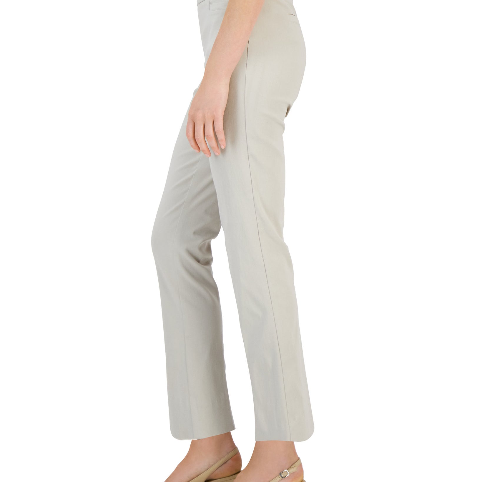 JM Collection Womens Petite Tummy Control Pull On Pants
