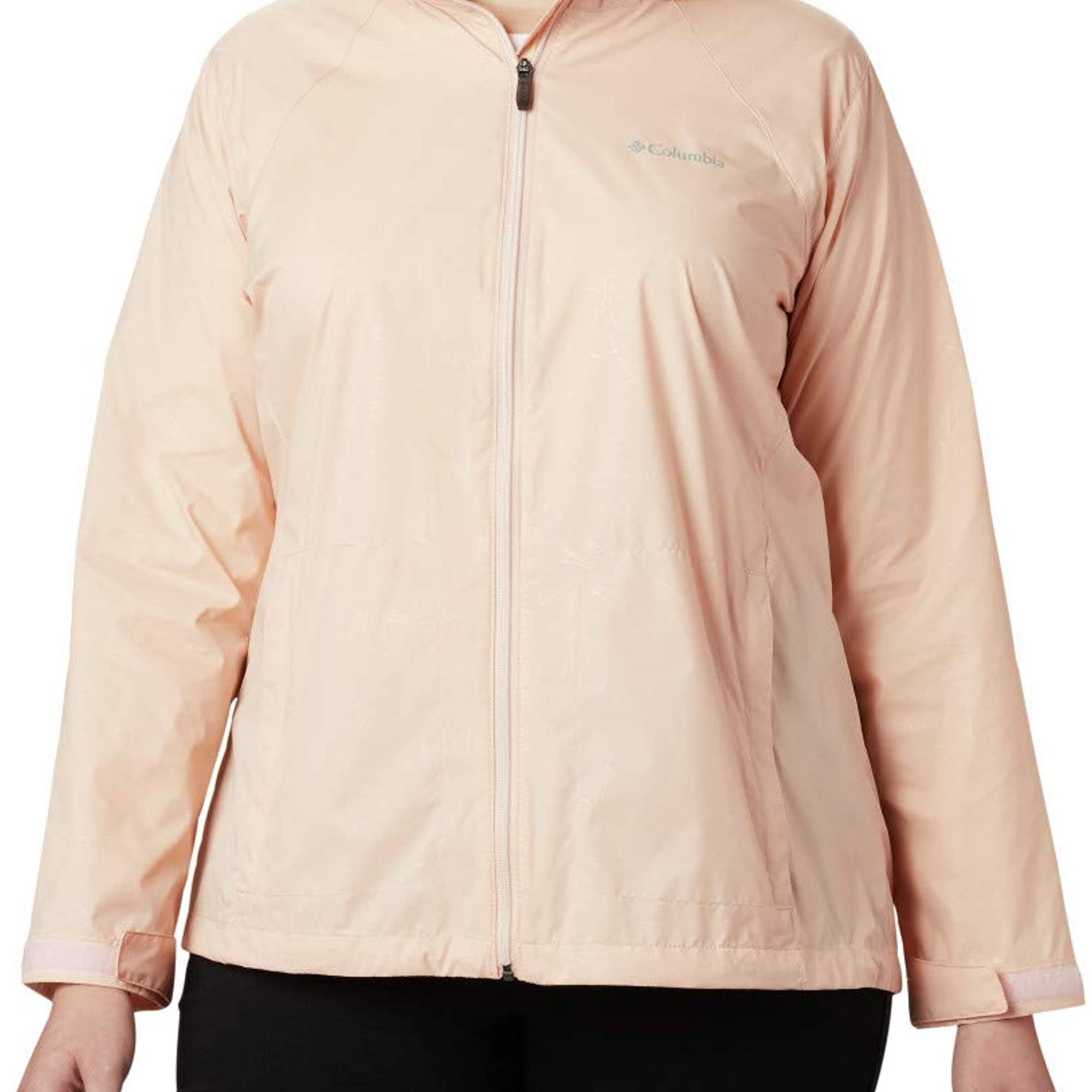 Columbia Women Plus Switchback III Jacket Peach Cloud