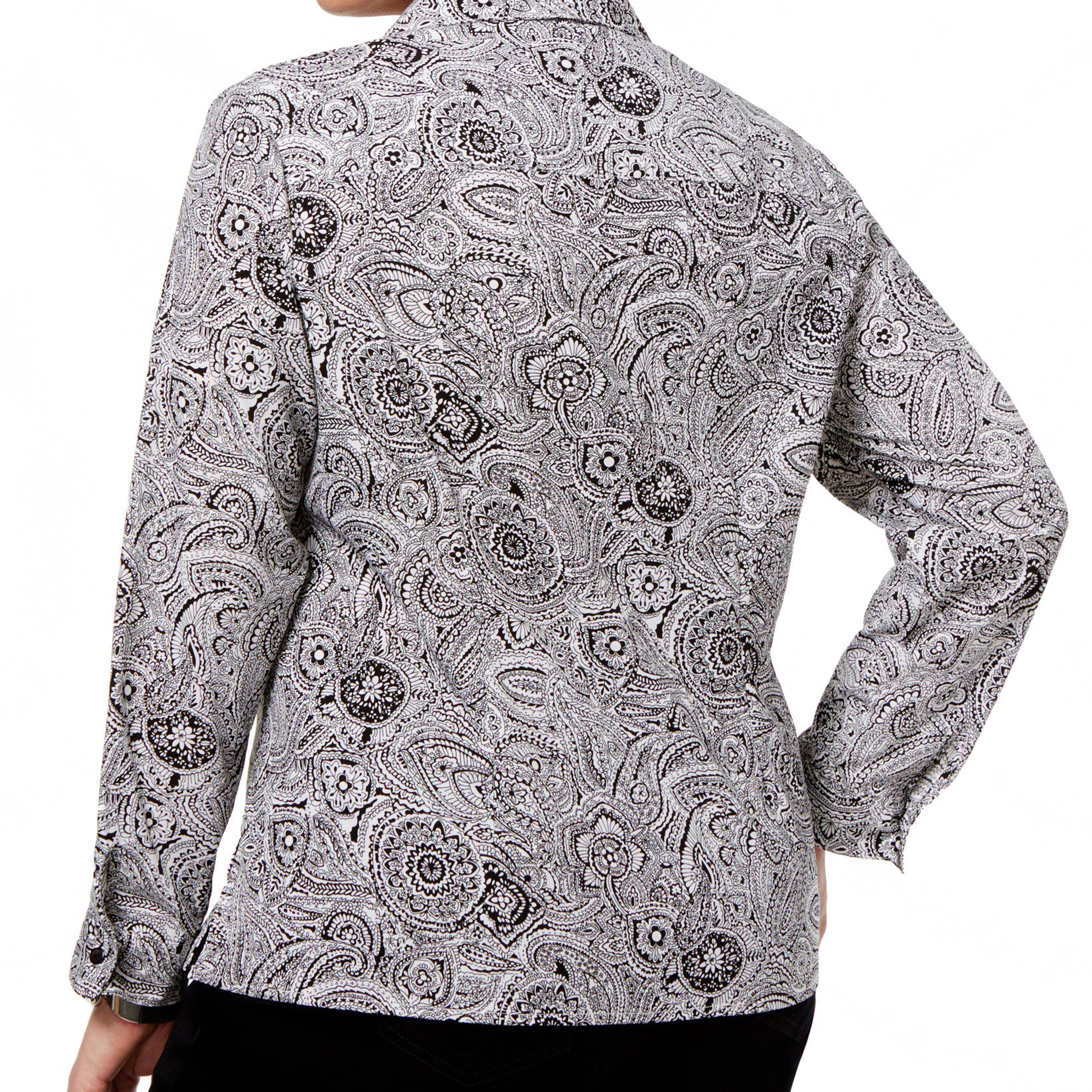 NY Collection Women Plus Utility Blouse