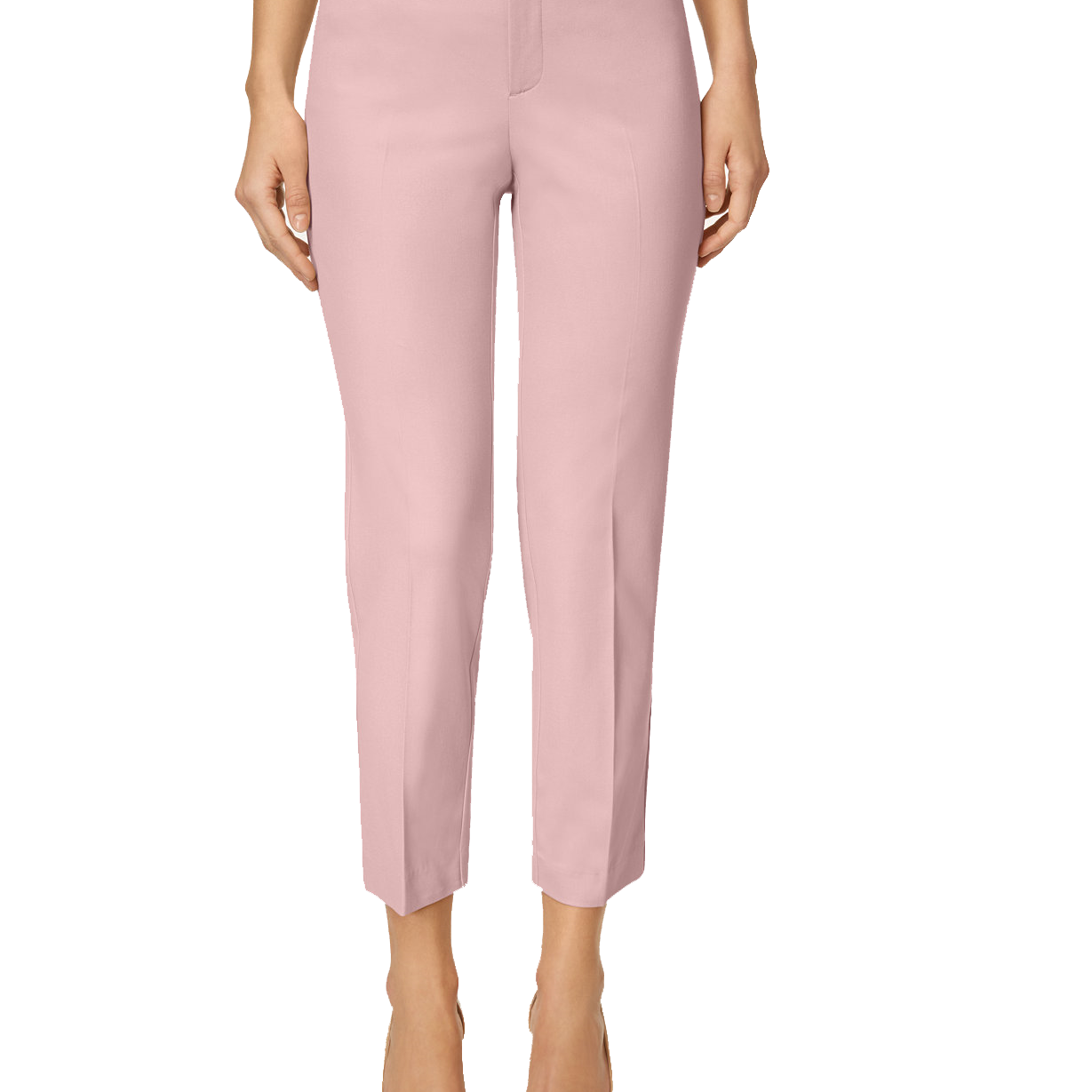Charter Club Women Newport Tummy Control Cropped Pants Misty Pink