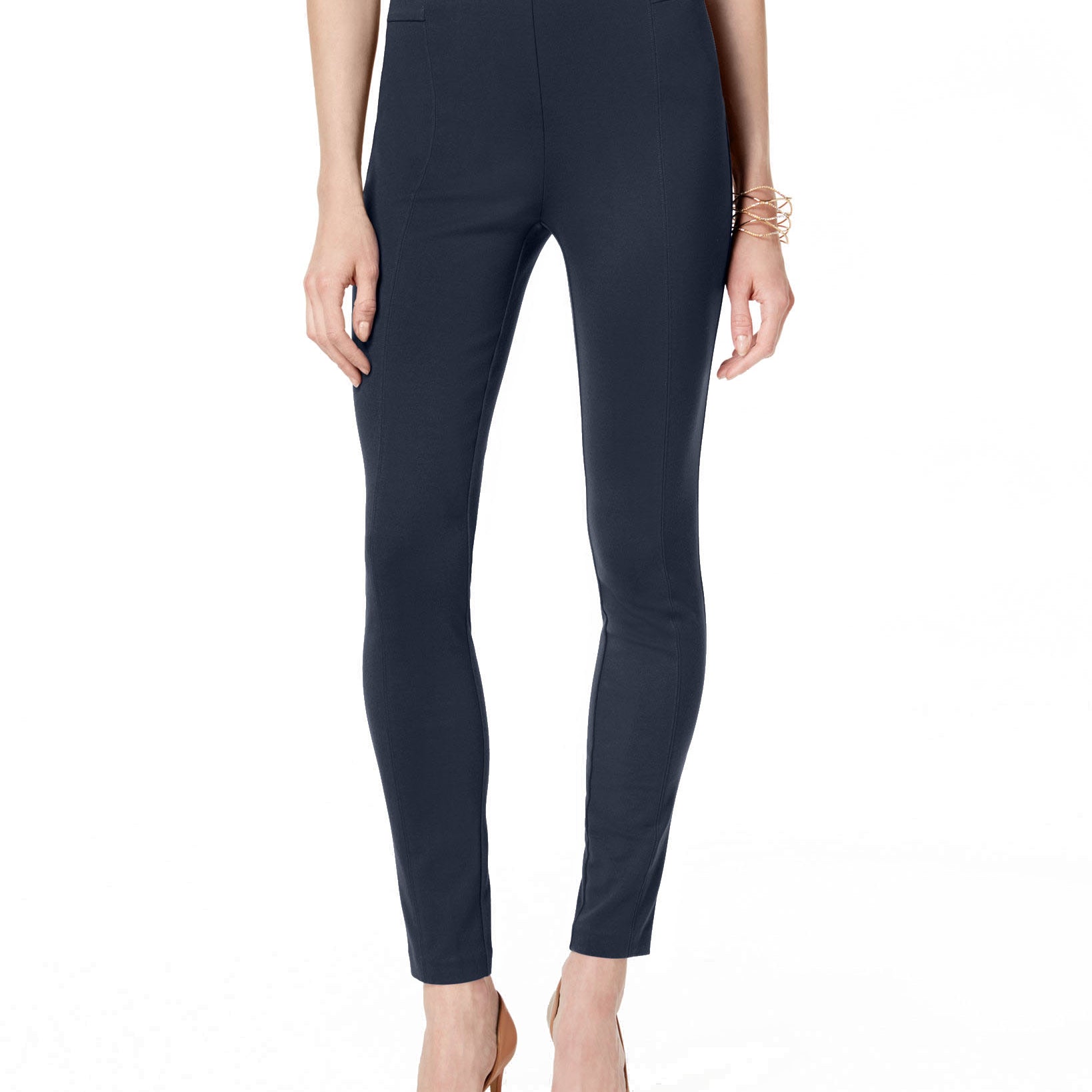 INC International Concepts Women High Waist Skinny Pants Deep Twilight