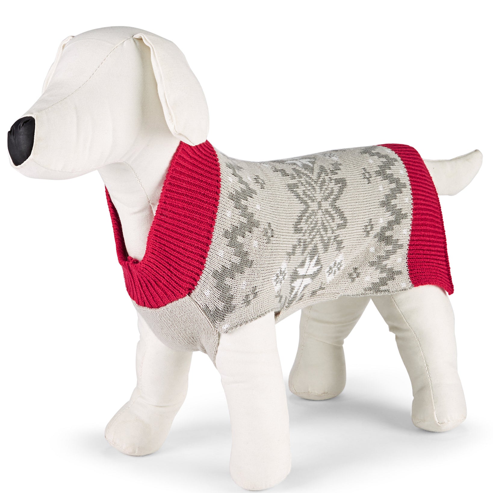 Family Pajamas Pet Matching Winter Fairisle Pet Sweater Winter Fairisle