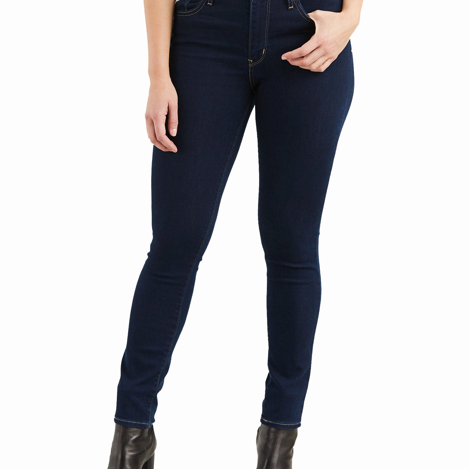 Levis Women 721 High Rise Skinny Jeans Cast Shadows